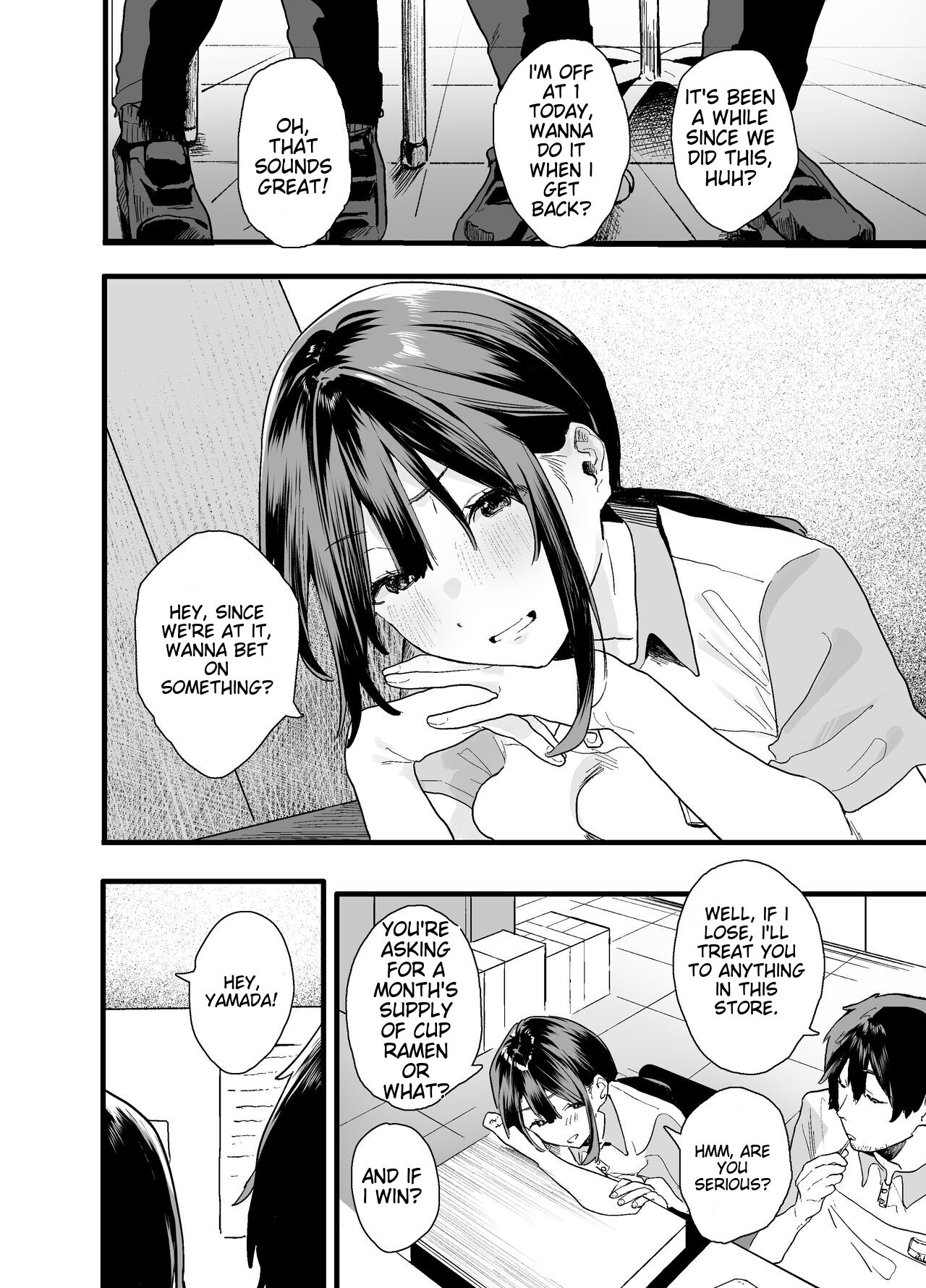 [Yamakon-ya (Yamakonbu)]My part-time coworker ran away from home and came to work here, but she was too sexy...[English] [MTL] Page 8