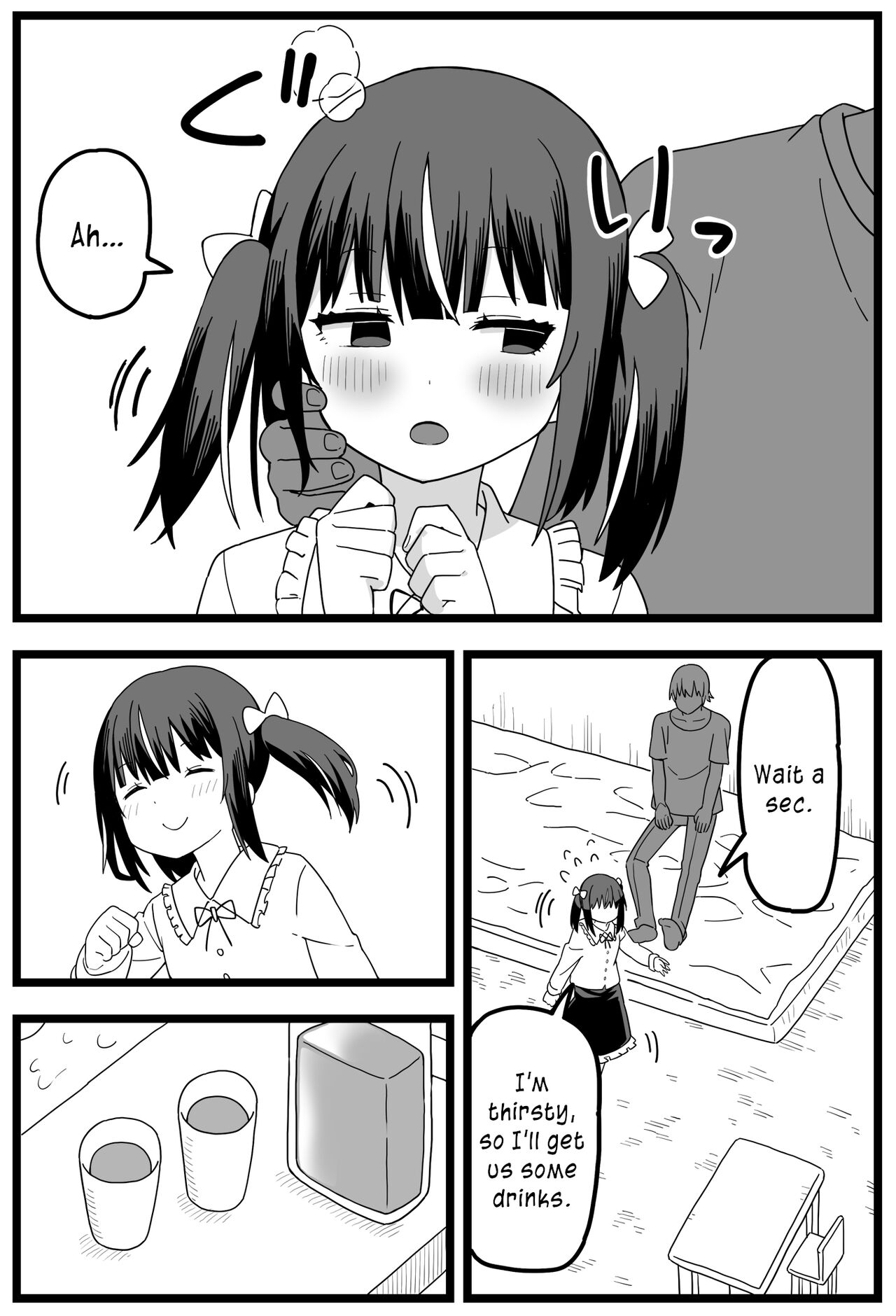 [Shiheki]Uwaki ga Barete Kanojo ni Chiisaku Sarete Taberareru Manga | Caught Cheating, Shrunk, and Eaten by His Girlfriend[English] Page 2