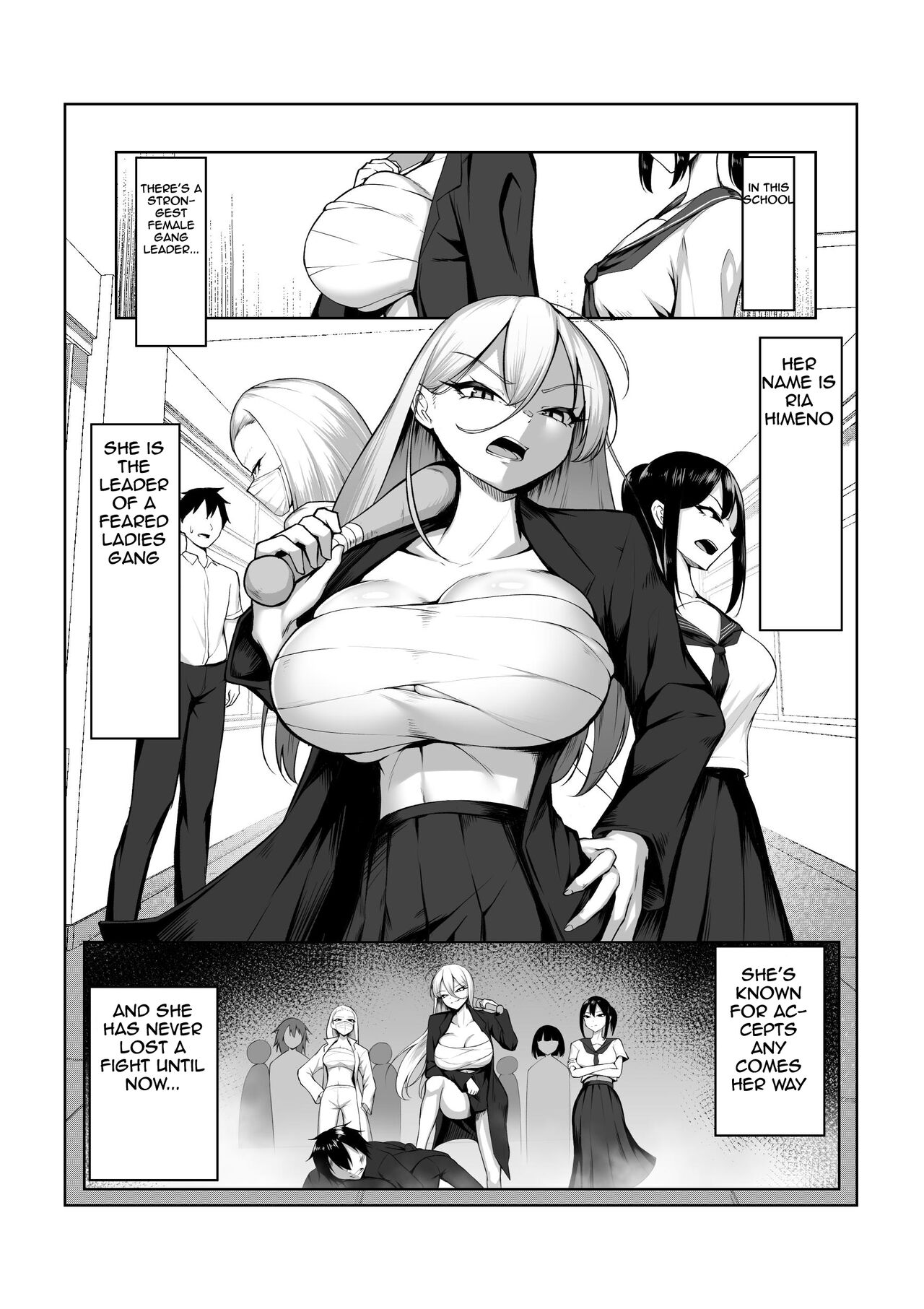 [Maikage (Mikage)]Saikyou no Onna Banchou ga Konna Erogaki-domo ni Makeru Wakenai! | The strongest female gang leader would never lose to perverted brats![English] [Aishi21] Page 2