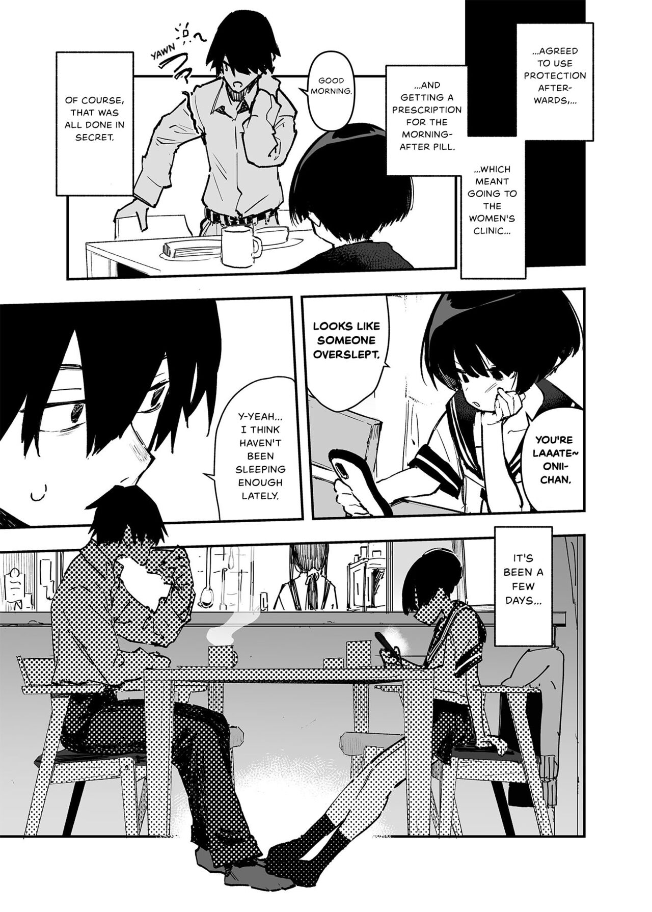 [Hyoco Road (Hyocorou)]Ichinengo, Ore no Ko o Haramu Imouto no Kiroku. - This is a record of how my sister conceived my child 2[English] [StickyRicky] [Decensored] [Digital] Page 5