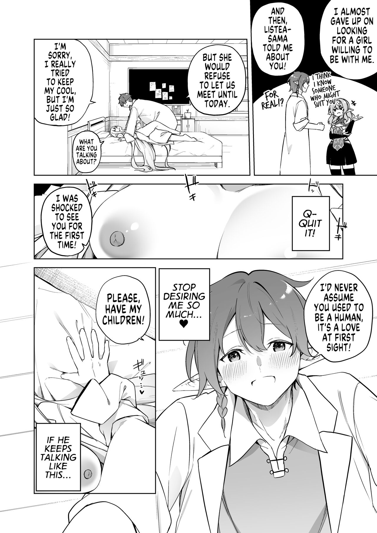 [Slime no Kanmuri (Kanmuri)]TS Elf no Tsukurikata Elf-ka no Kusuri Gaiden | How To Make a Gender-Bent Elf Elvification Drug Side Story[English] [GTF] [Digital] Page 24