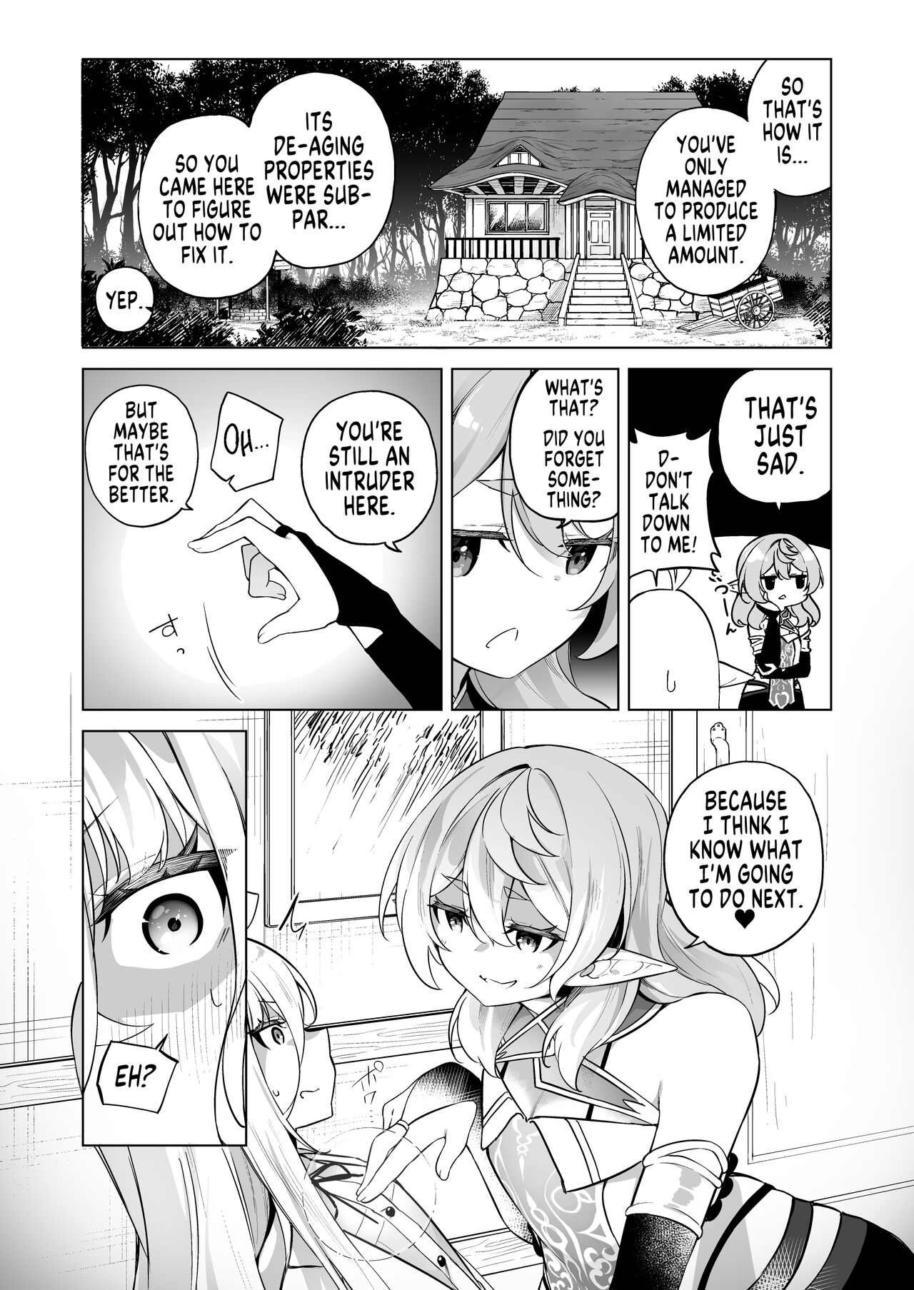 [Slime no Kanmuri (Kanmuri)]TS Elf no Tsukurikata Elf-ka no Kusuri Gaiden | How To Make a Gender-Bent Elf Elvification Drug Side Story[English] [GTF] [Digital] Page 6