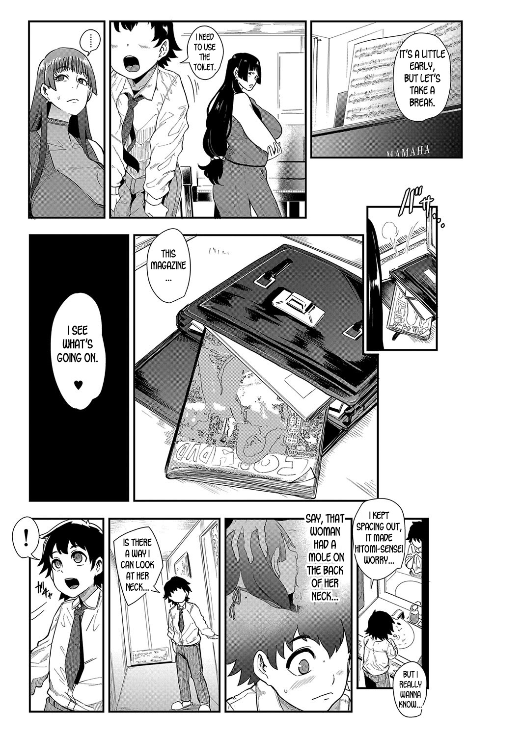 [Otochichi]Mama-tachi no Kyouikuteki Ochinpo Shidou[English] [desudesu, Harasho Project, Spirtohleb, lodhel] {Less Censorship} Page 12
