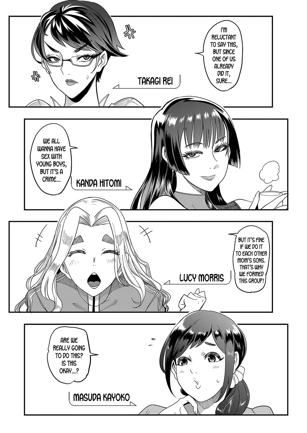 [Otochichi]Mama-tachi no Kyouikuteki Ochinpo Shidou[English] [desudesu, Harasho Project, Spirtohleb, lodhel] {Less Censorship} Page 36
