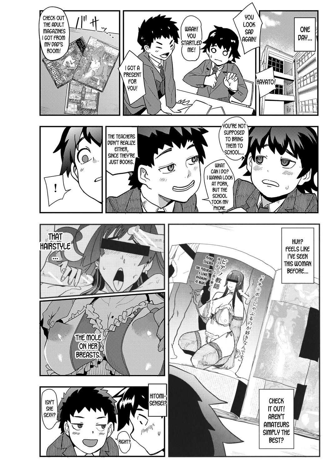 [Otochichi]Mama-tachi no Kyouikuteki Ochinpo Shidou[English] [desudesu, Harasho Project, Spirtohleb, lodhel] {Less Censorship} Page 9