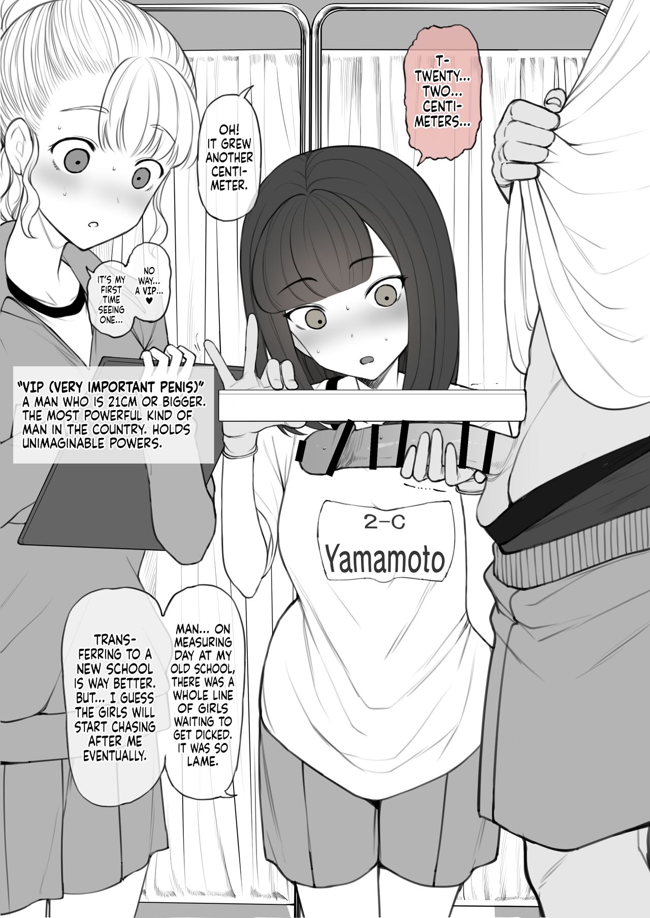 [Terasu MC]Penis no Dekasa de Subete ga Kimaru Sekai de Sochin no Boku ga Kisekiteki ni Te ni Ireta Kanojo wa Touzen no You ni Dekachin ni Netorarete Owaru | Human Rights Line[English] [Tekkamaki] Page 6
