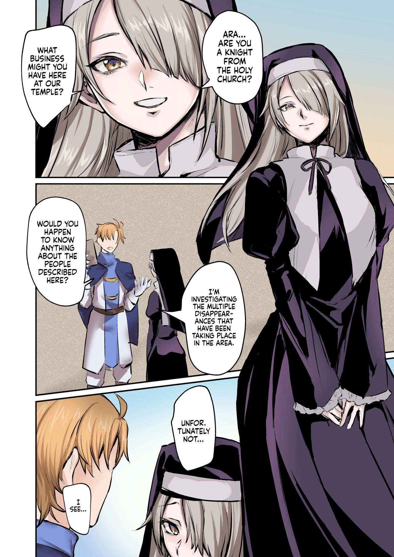 [TSF no F (Mugen no Sudadokei, Etami)]From Virtue to Vice ~Inma ni Ochiru Seikishi~ | From Virtue to Vice ~The Holy Knight That Falls To The Succubi~[English] {Doujins.com} Page 3