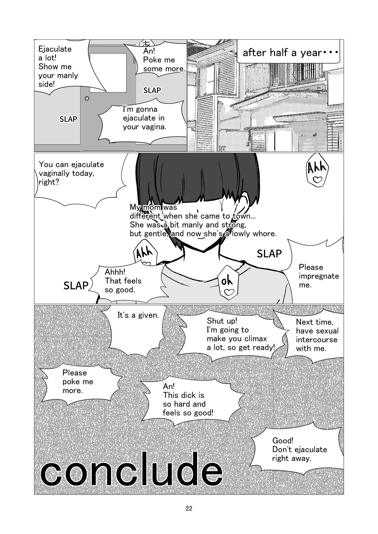 [Sushi Spark]Daikirai na Ijimekko Doukyuusei no Netorare Nikubenki ni Natta Haha | Mother who became a cuckold and a slave to her hated bully classmate[English] Page 22