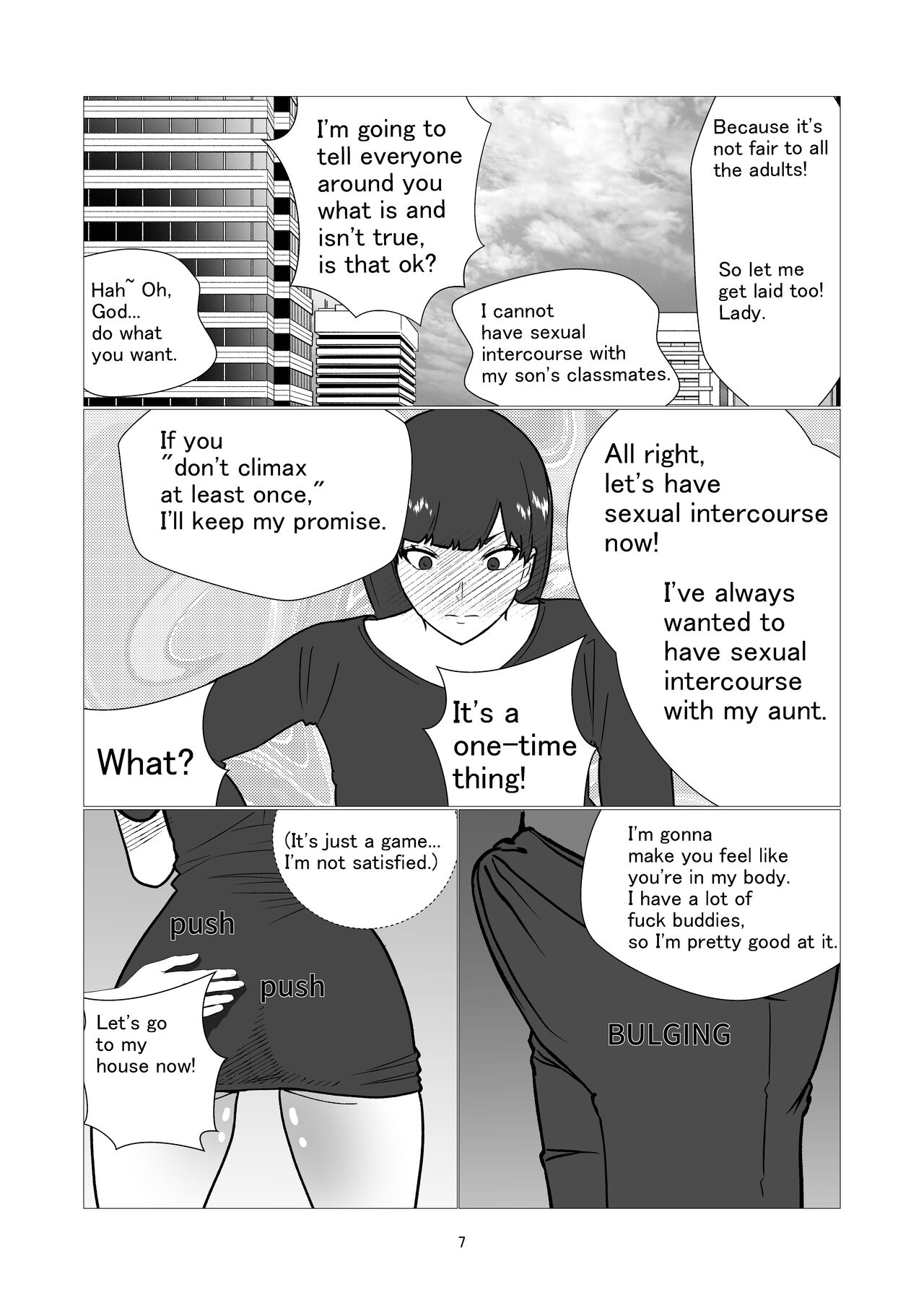 [Sushi Spark]Daikirai na Ijimekko Doukyuusei no Netorare Nikubenki ni Natta Haha | Mother who became a cuckold and a slave to her hated bully classmate[English] Page 7