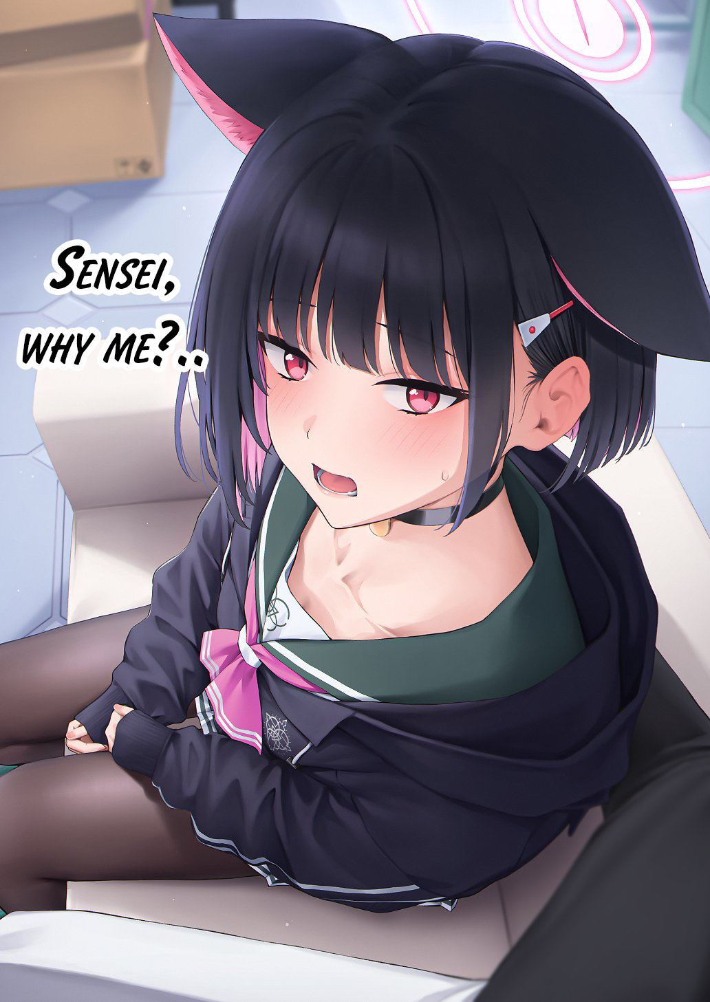 (C103) [Titano-makhia (Mikaduchi)]Sensei, Doushite Watashi nano...? | Sensei, why me?...(Blue Archive) [English] [Telegram_COHQTG] Page 1