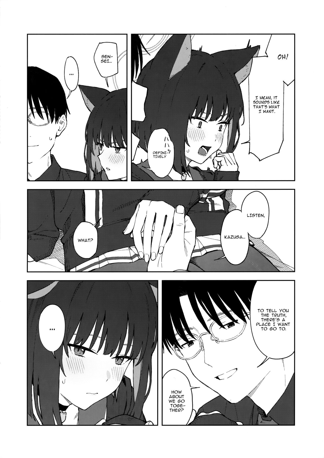 (C103) [Titano-makhia (Mikaduchi)]Sensei, Doushite Watashi nano...? | Sensei, why me?...(Blue Archive) [English] [Telegram_COHQTG] Page 12