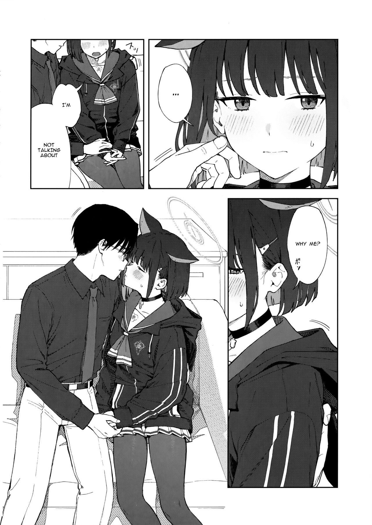 (C103) [Titano-makhia (Mikaduchi)]Sensei, Doushite Watashi nano...? | Sensei, why me?...(Blue Archive) [English] [Telegram_COHQTG] Page 8