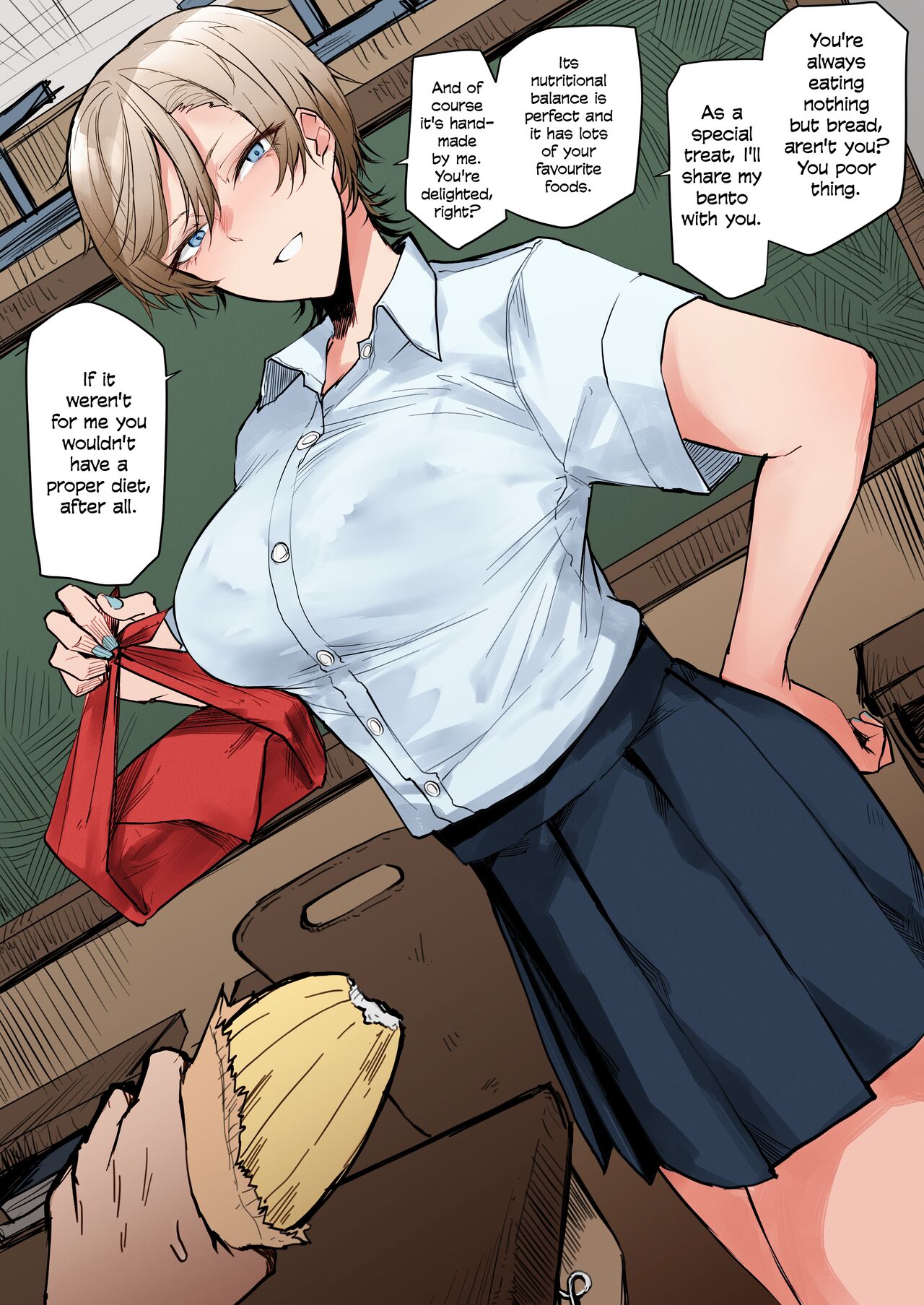 [Okyou]Gouman na Ikemen Onee-san no Manga | A Manga About An Arrogant, Handsome Onee-San[English] [Colorized] Page 1