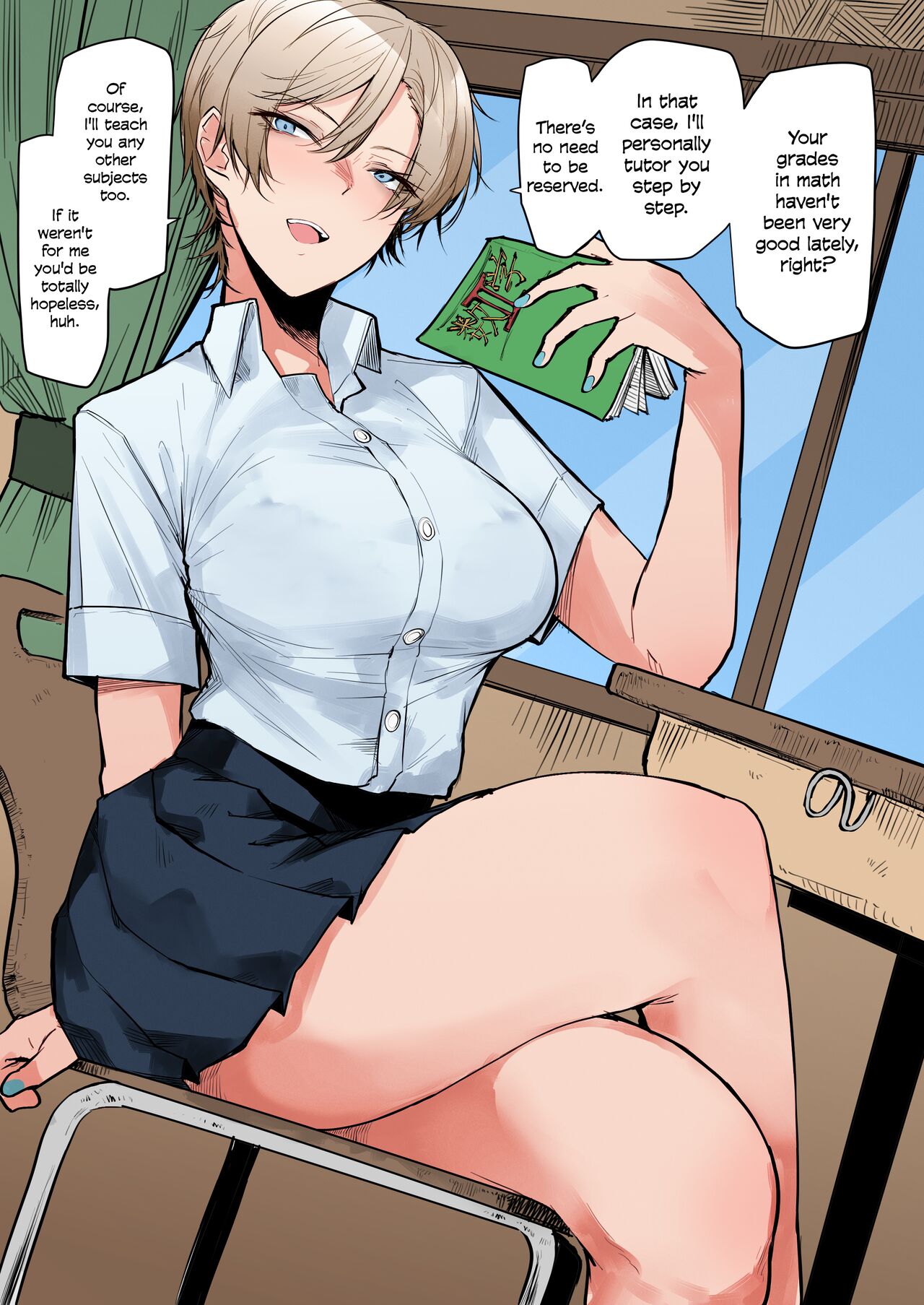 [Okyou]Gouman na Ikemen Onee-san no Manga | A Manga About An Arrogant, Handsome Onee-San[English] [Colorized] Page 2