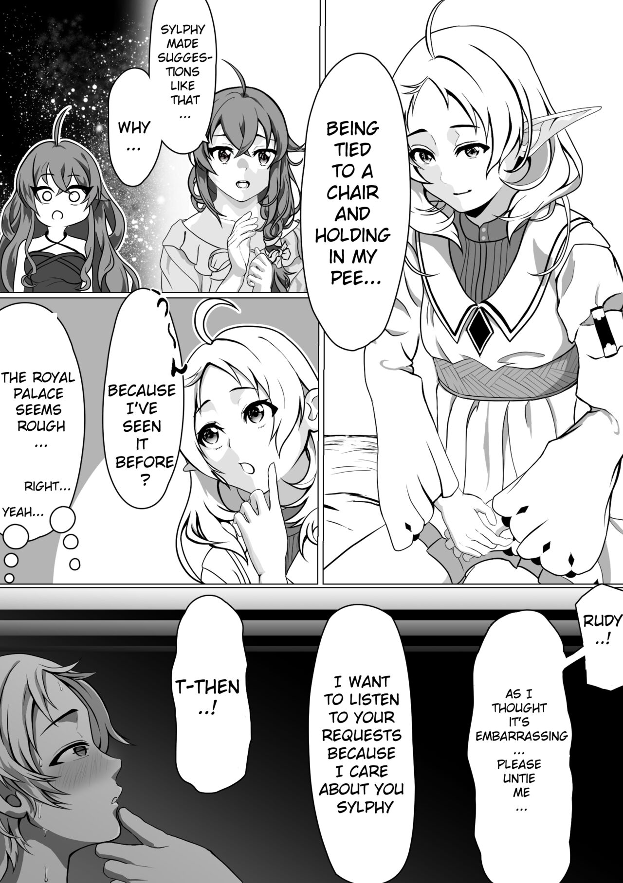 [Monolumi (Gogou Kurumu)]Hakua no Dekiwaku(Mushoku Tensei ~Isekai Ittara Honki Dasu~) [English] Page 8