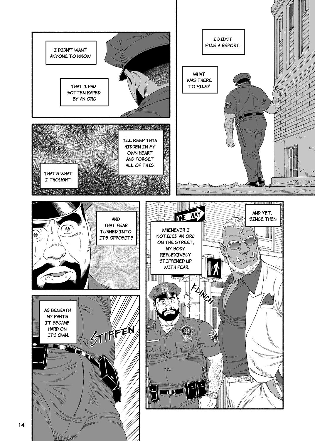 [Tagame Gengoroh]B.S.B. Big Sir's Bitches : Cop - The Case of Chris Collins[English] [Digital] Page 15