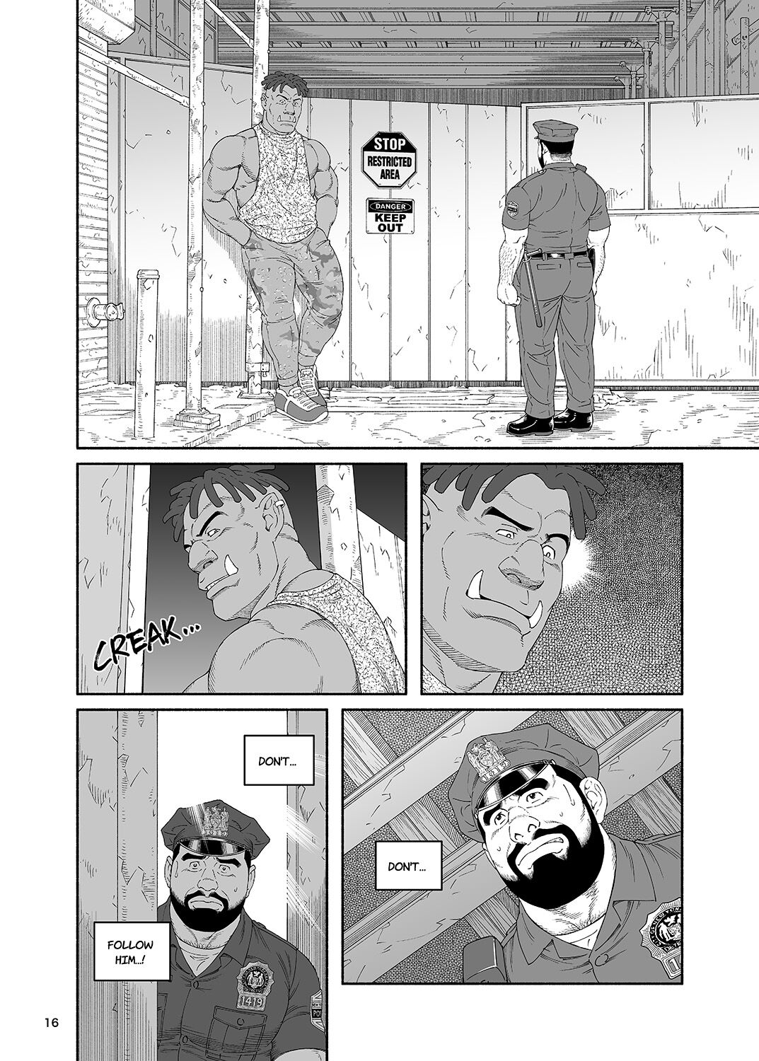 [Tagame Gengoroh]B.S.B. Big Sir's Bitches : Cop - The Case of Chris Collins[English] [Digital] Page 17
