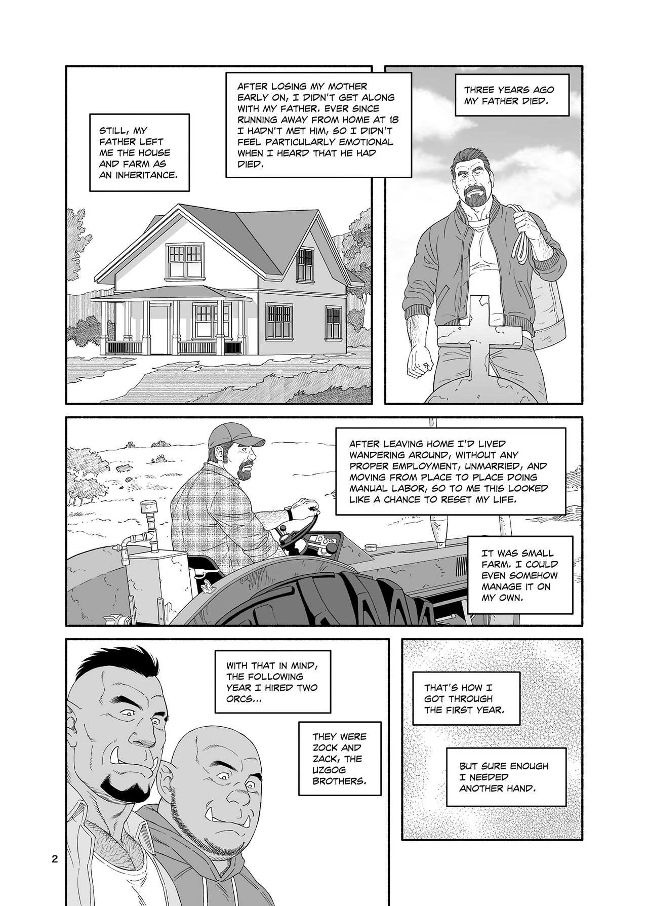 [Tagame Gengoroh]B.S.B. Big Sir's Bitches : A Farmer - In the Case of Ted Sterling[English] [Digital] Page 3