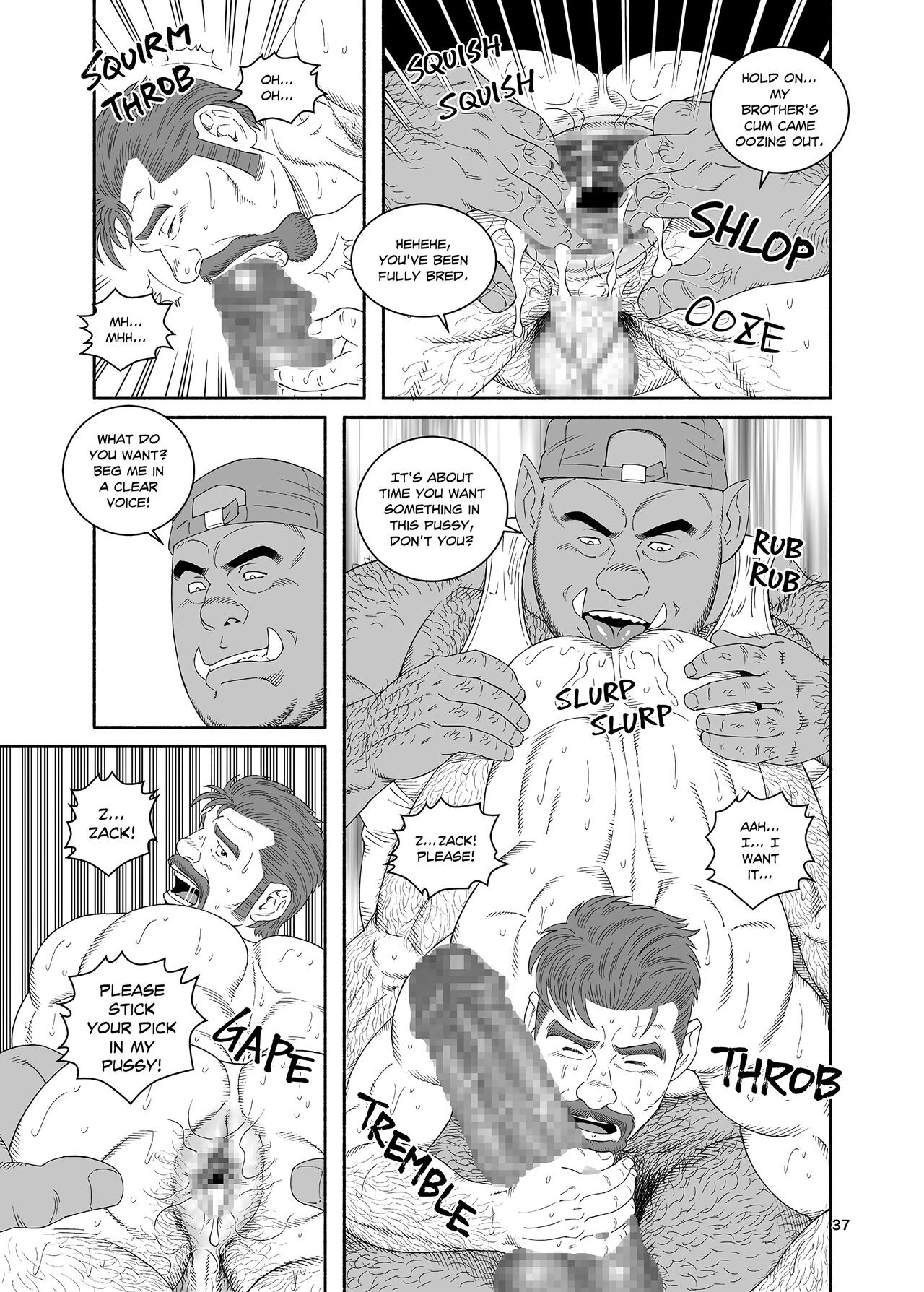 [Tagame Gengoroh]B.S.B. Big Sir's Bitches : A Farmer - In the Case of Ted Sterling[English] [Digital] Page 38