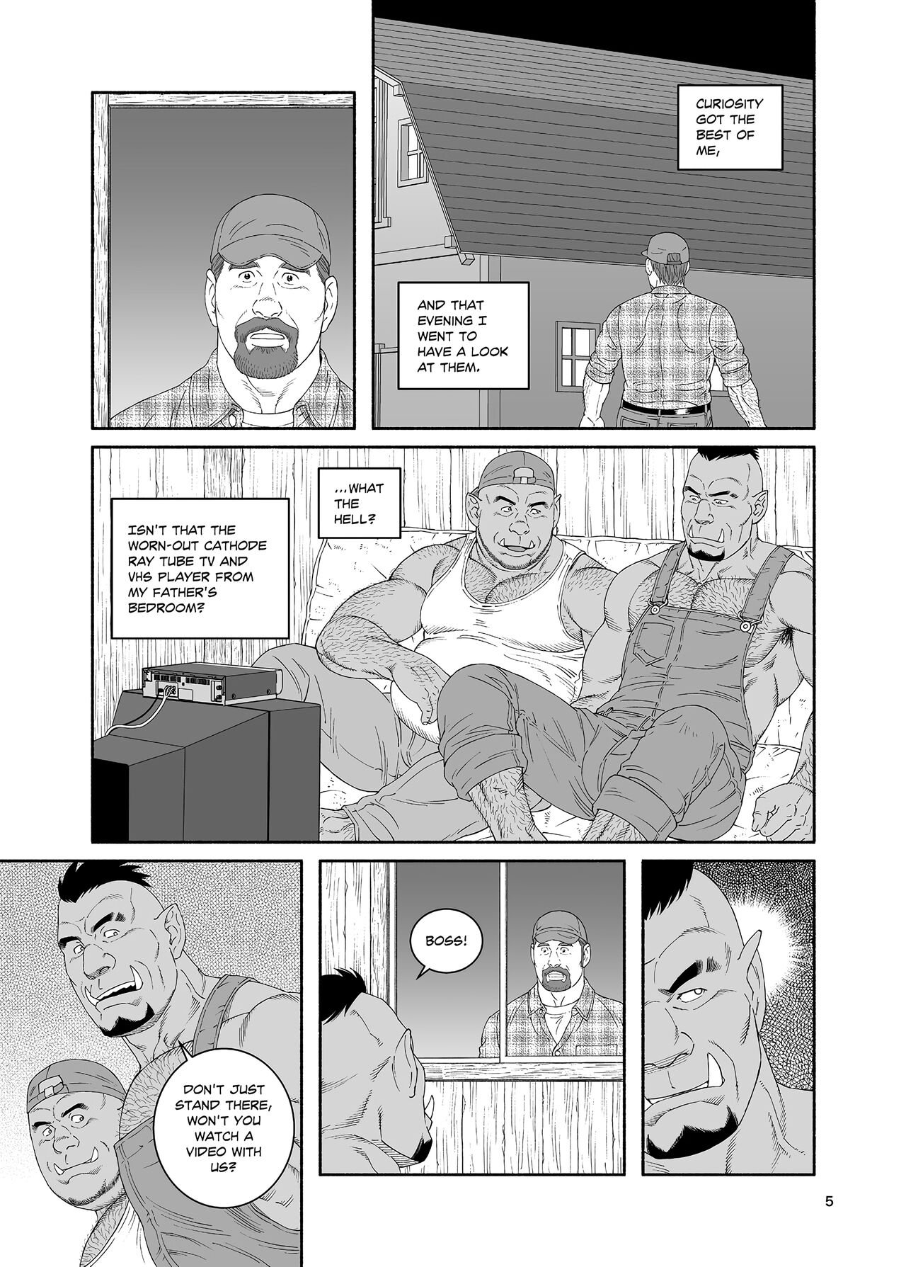 [Tagame Gengoroh]B.S.B. Big Sir's Bitches : A Farmer - In the Case of Ted Sterling[English] [Digital] Page 6