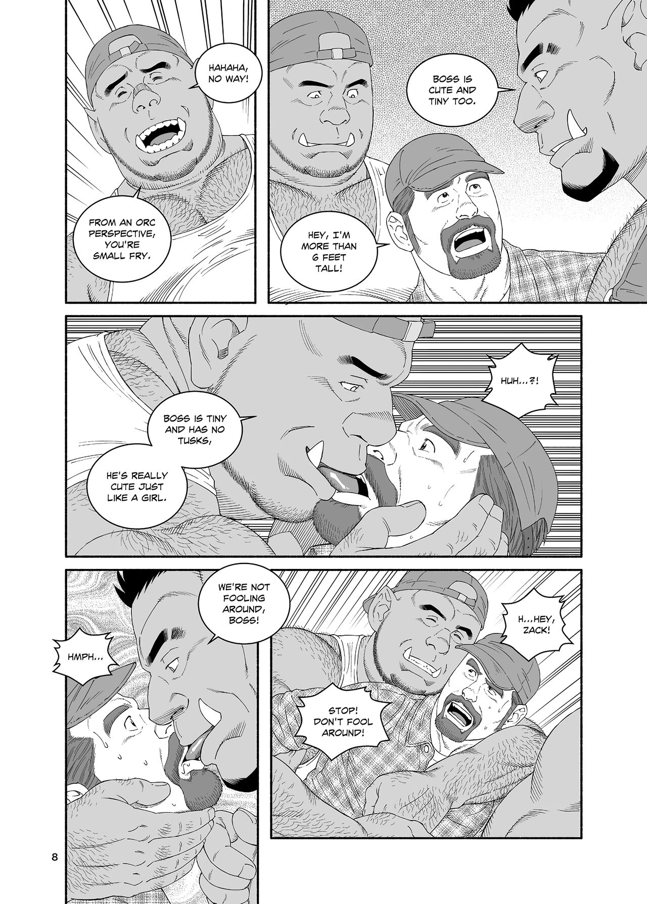 [Tagame Gengoroh]B.S.B. Big Sir's Bitches : A Farmer - In the Case of Ted Sterling[English] [Digital] Page 9