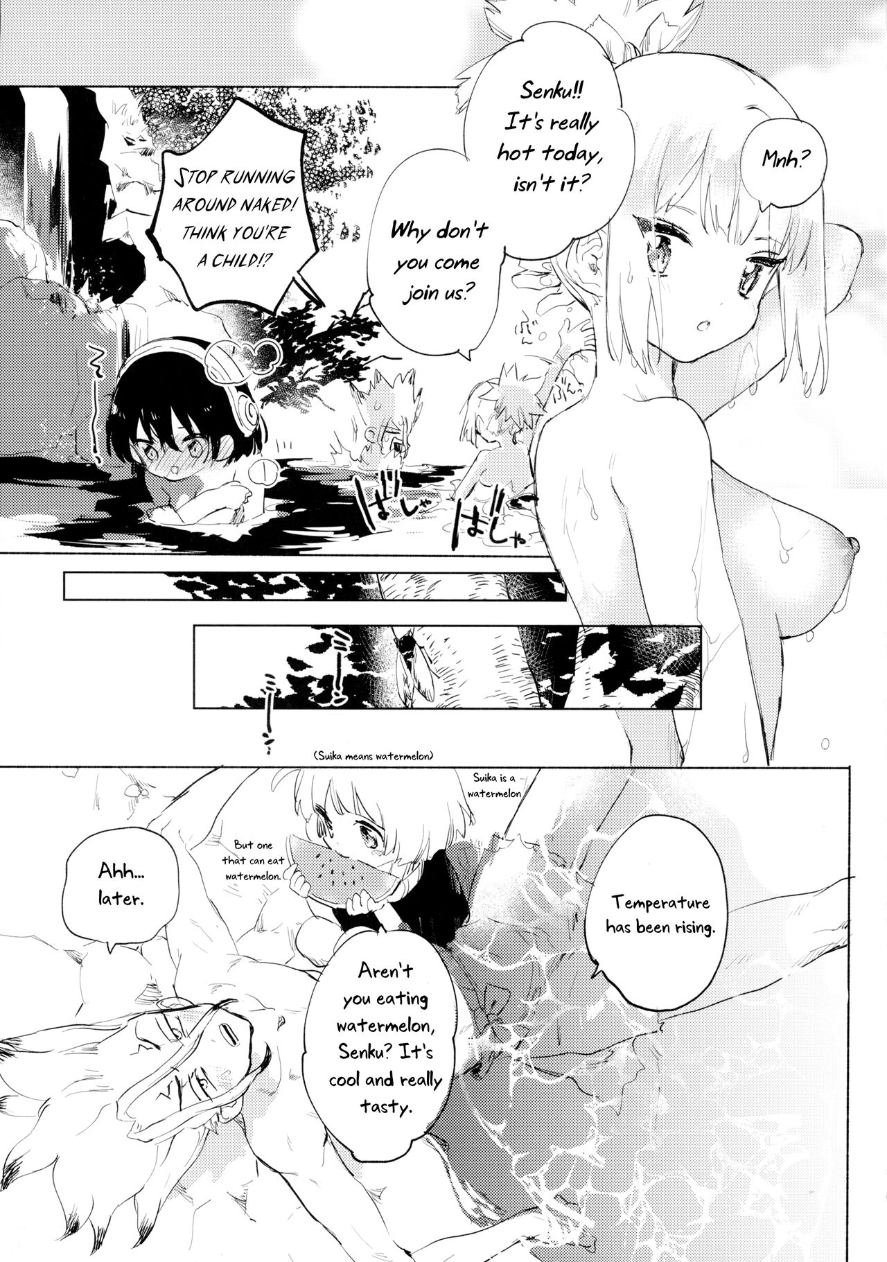 (The ROCK 2) [tcnc (Serizawa Nae)]Sekki Sekai de Mabushii Natsu(Dr. STONE) [English] [Uncle Bane] Page 16