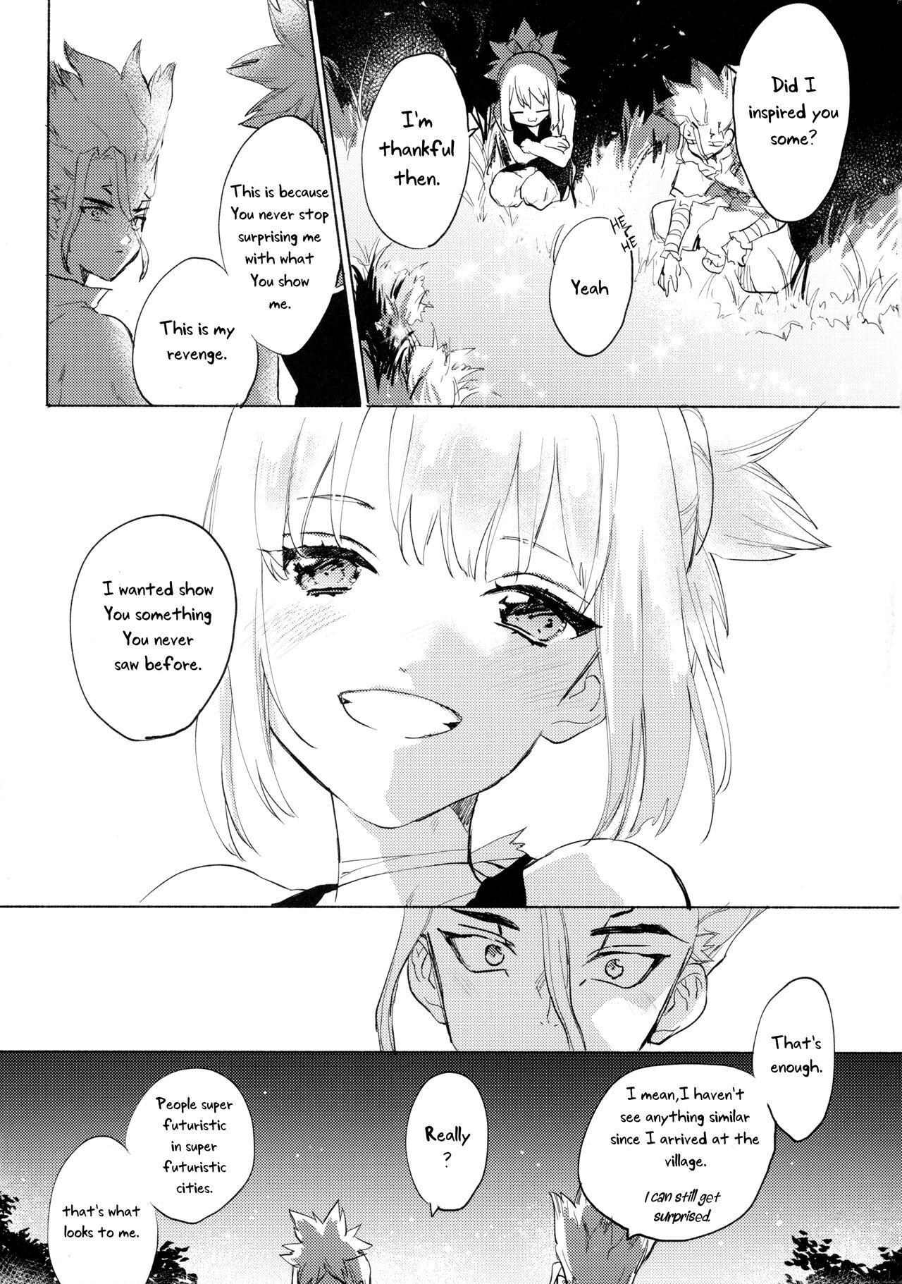 (The ROCK 2) [tcnc (Serizawa Nae)]Sekki Sekai de Mabushii Natsu(Dr. STONE) [English] [Uncle Bane] Page 22
