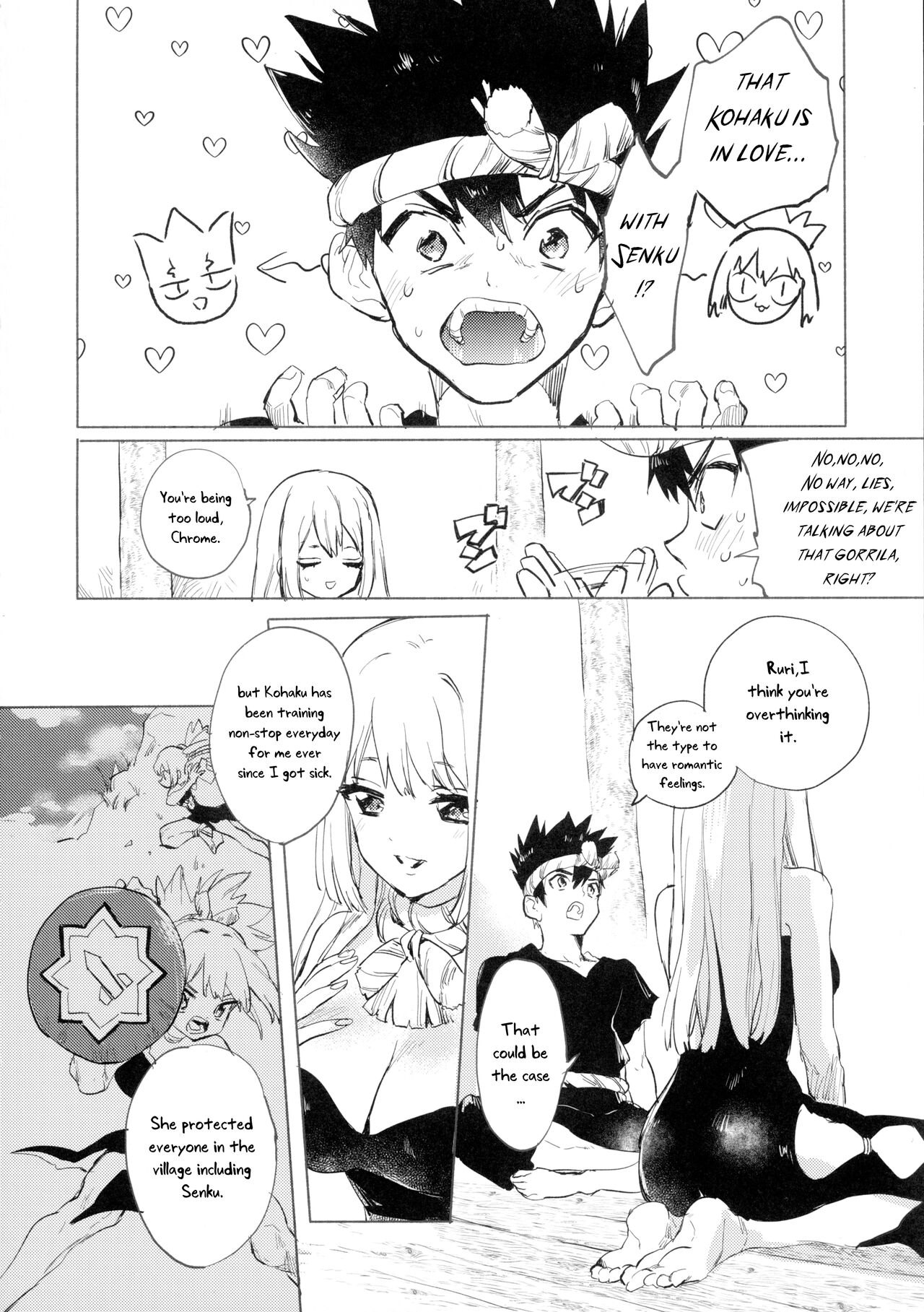 (The ROCK 2) [tcnc (Serizawa Nae)]Sekki Sekai de Mabushii Natsu(Dr. STONE) [English] [Uncle Bane] Page 3