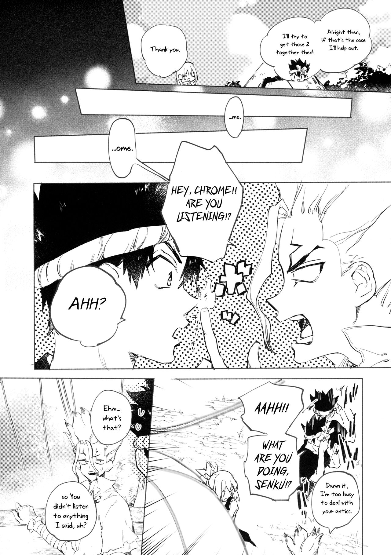 (The ROCK 2) [tcnc (Serizawa Nae)]Sekki Sekai de Mabushii Natsu(Dr. STONE) [English] [Uncle Bane] Page 5