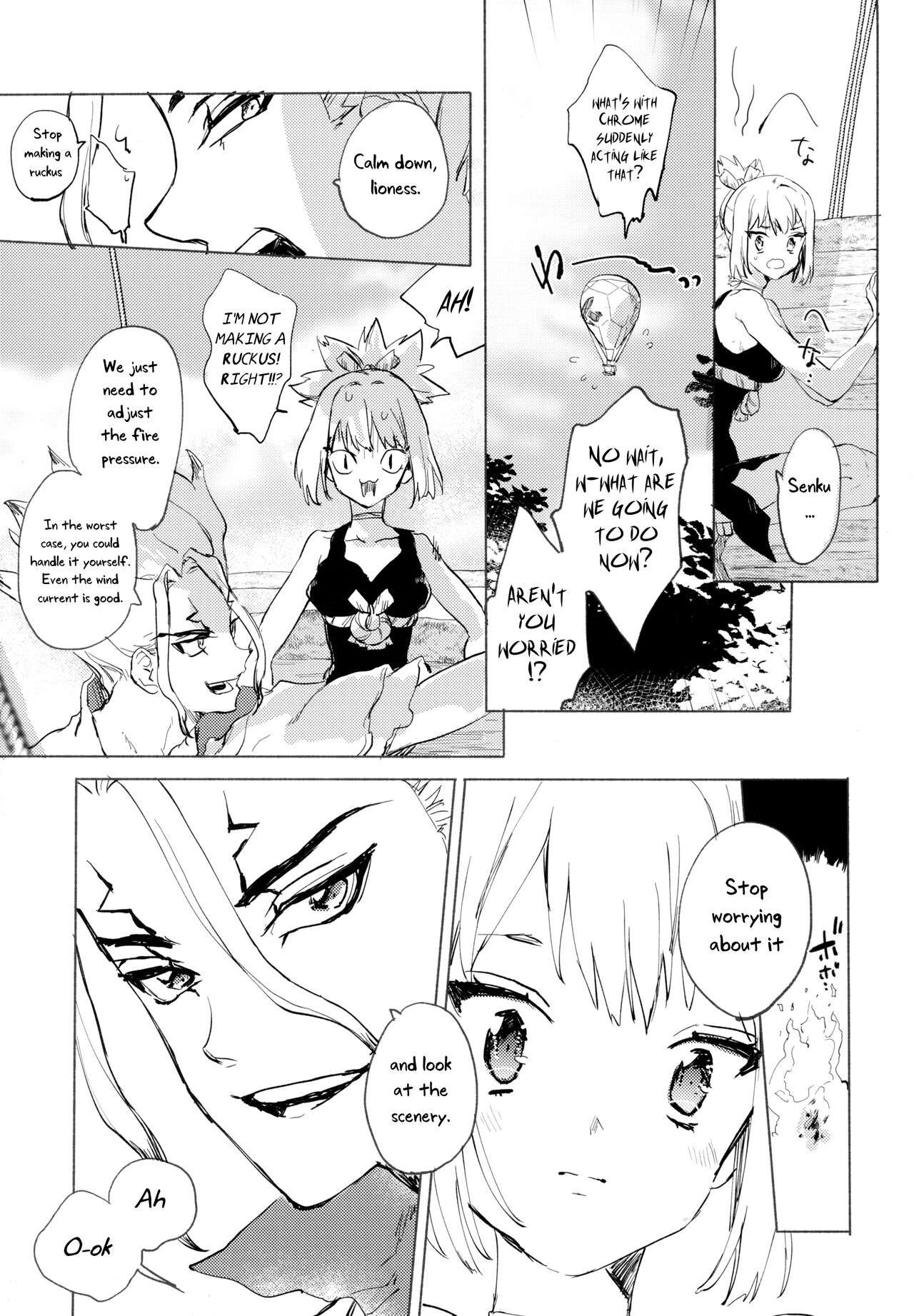 (The ROCK 2) [tcnc (Serizawa Nae)]Sekki Sekai de Mabushii Natsu(Dr. STONE) [English] [Uncle Bane] Page 8