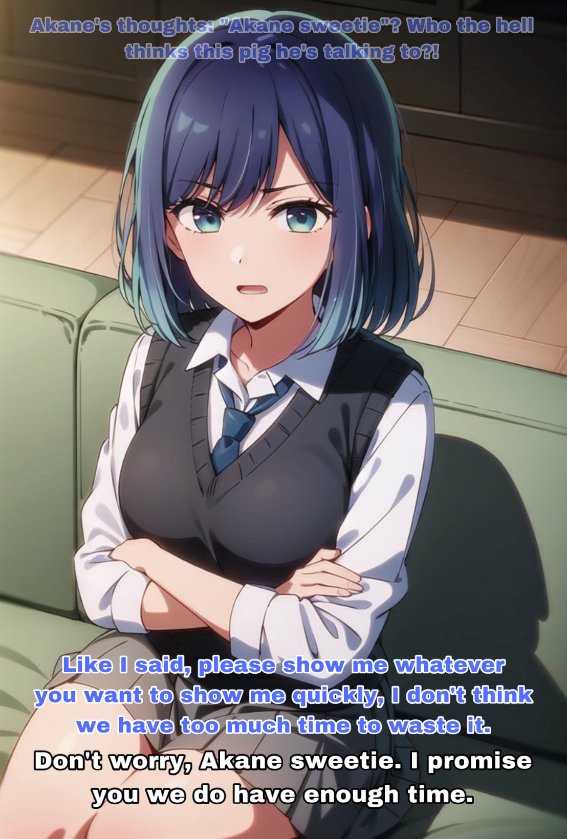Akane Kurokawa ~Netorare~ NTR Rape - Oshi no Ko[@IdeAnka2024_326] [English][AI Generated] Page 9