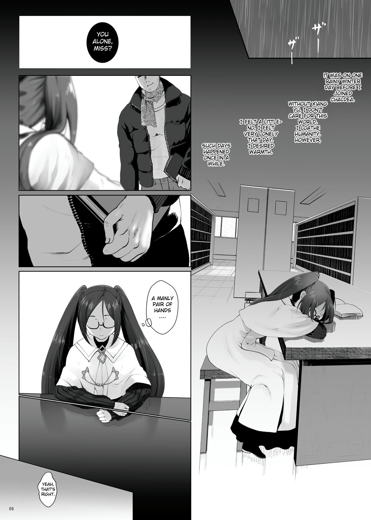 [Kuma-tan Flash! (Kumao Mofumofu)]Konya Sabishii Hinageshi wa(Fate/Grand Order) [English] [Digital] Page 5