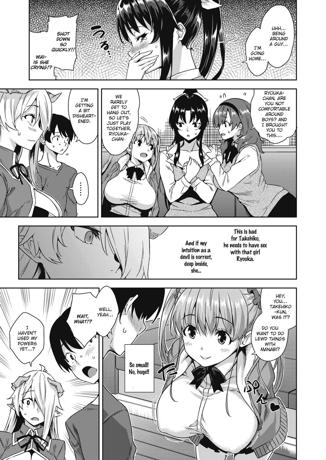 [Misaki (Mikemono Yuu)]Akuma de JK -Makai Appli de Harem Shiken-[English] [SDTLs] [Decensored] [Digital] Page 28