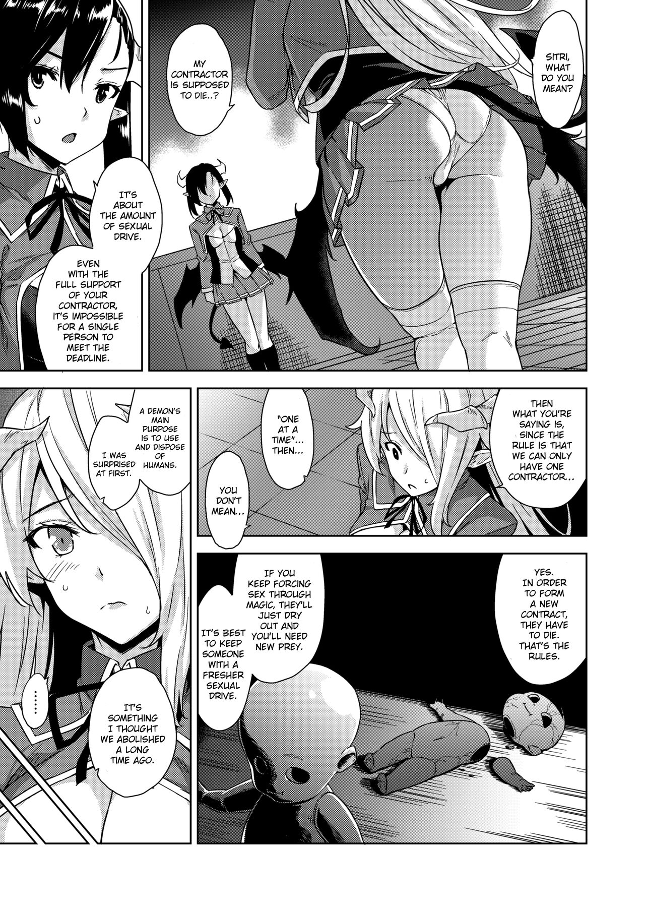 [Misaki (Mikemono Yuu)]Akuma de JK -Makai Appli de Harem Shiken-[English] [SDTLs] [Decensored] [Digital] Page 44
