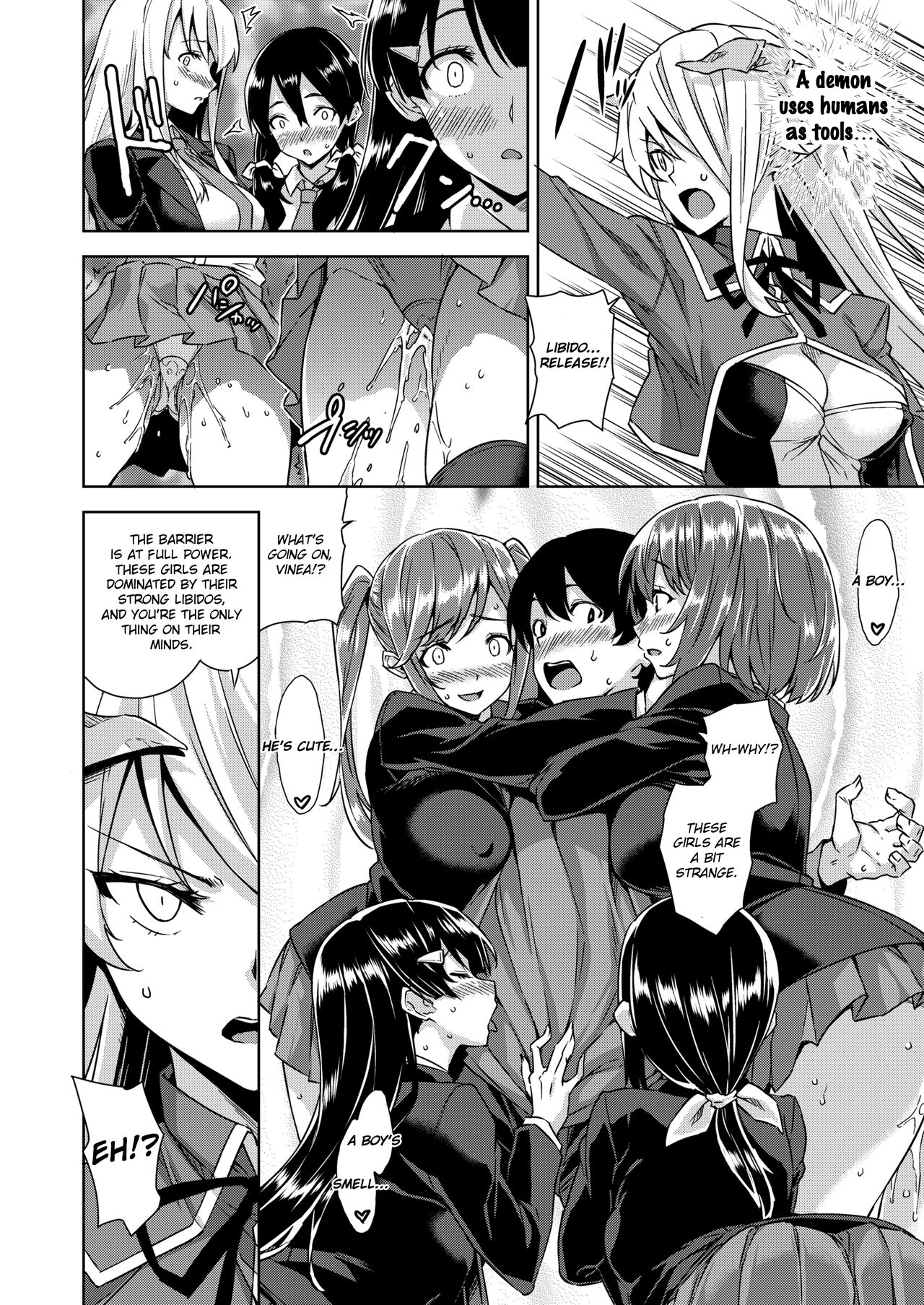 [Misaki (Mikemono Yuu)]Akuma de JK -Makai Appli de Harem Shiken-[English] [SDTLs] [Decensored] [Digital] Page 47
