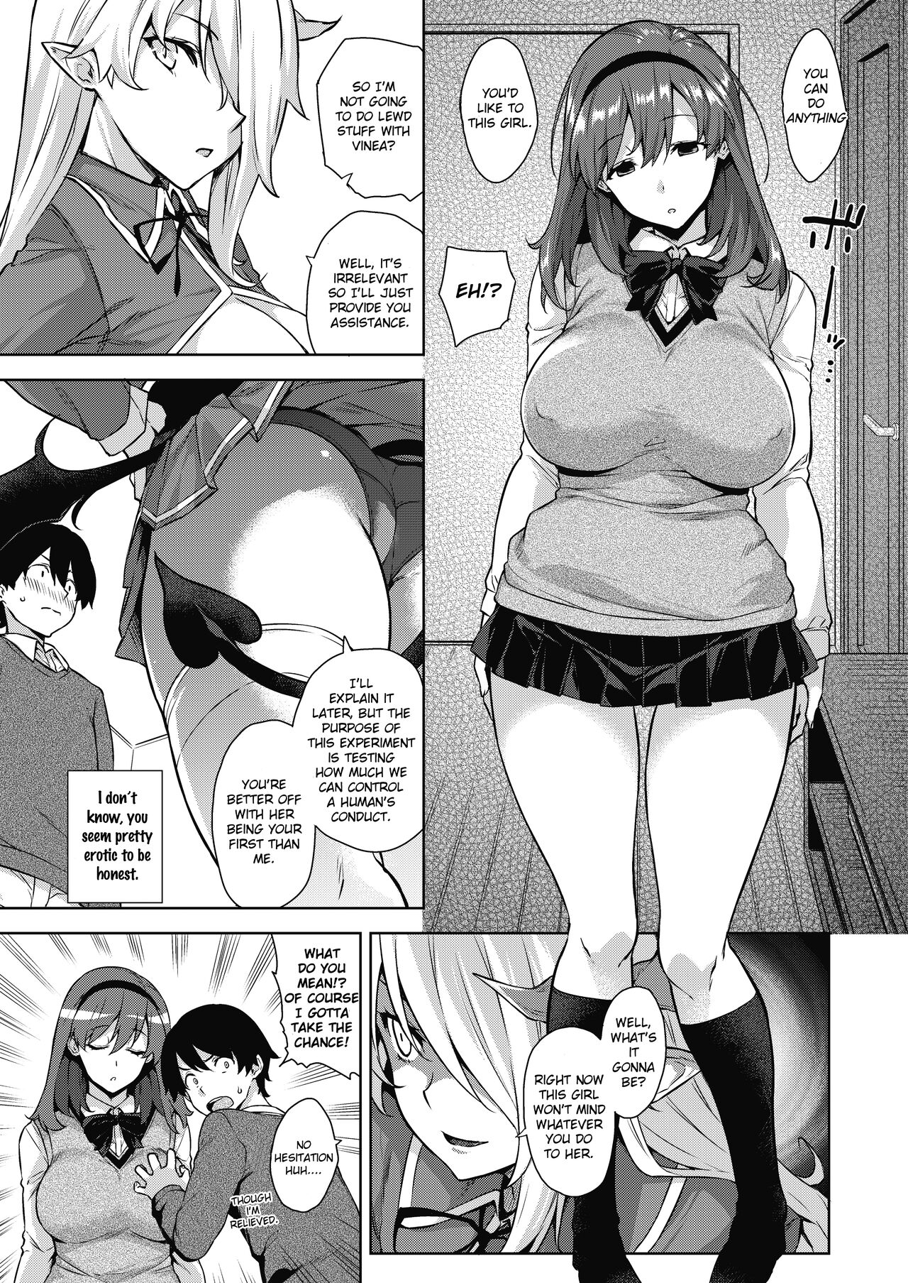 [Misaki (Mikemono Yuu)]Akuma de JK -Makai Appli de Harem Shiken-[English] [SDTLs] [Decensored] [Digital] Page 8