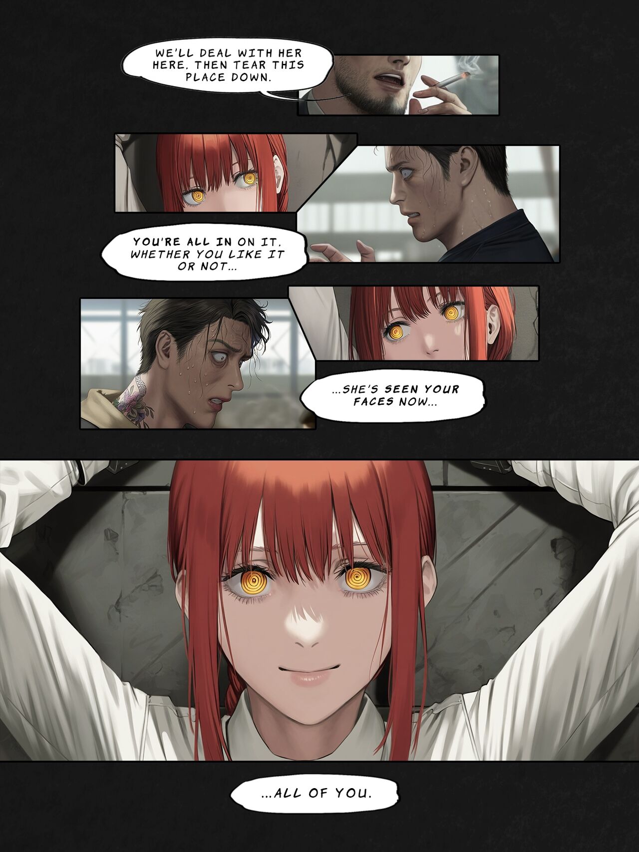 A Makima Doujin: The Day They Controlled a Devil[FEFanatica/AI Assisted] Page 10