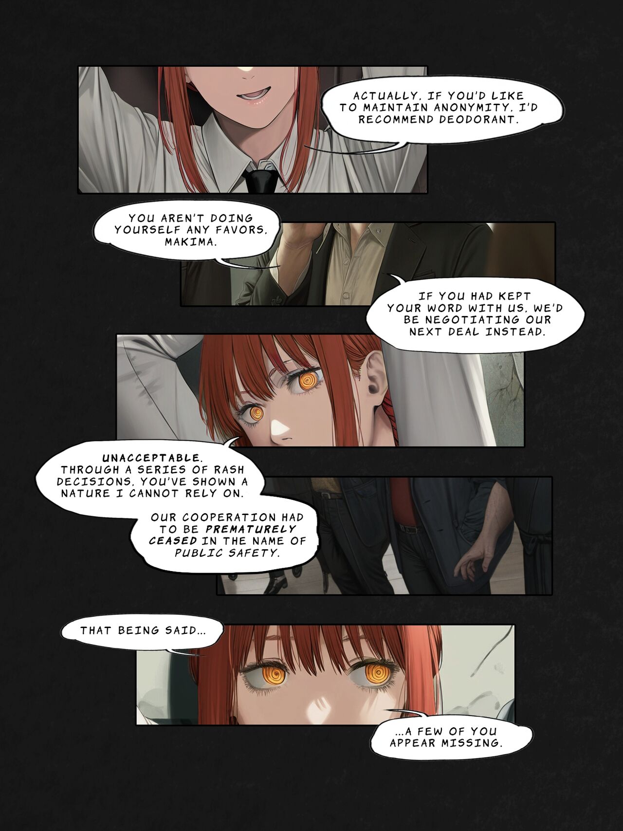 A Makima Doujin: The Day They Controlled a Devil[FEFanatica/AI Assisted] Page 11