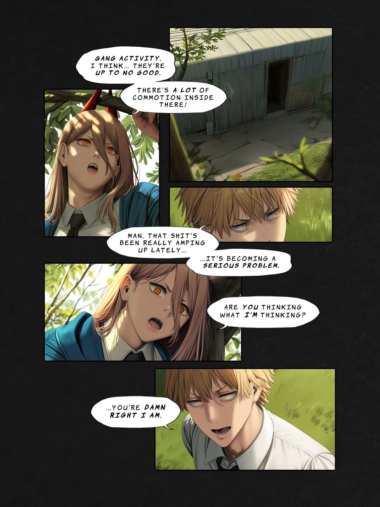 A Makima Doujin: The Day They Controlled a Devil[FEFanatica/AI Assisted] Page 45