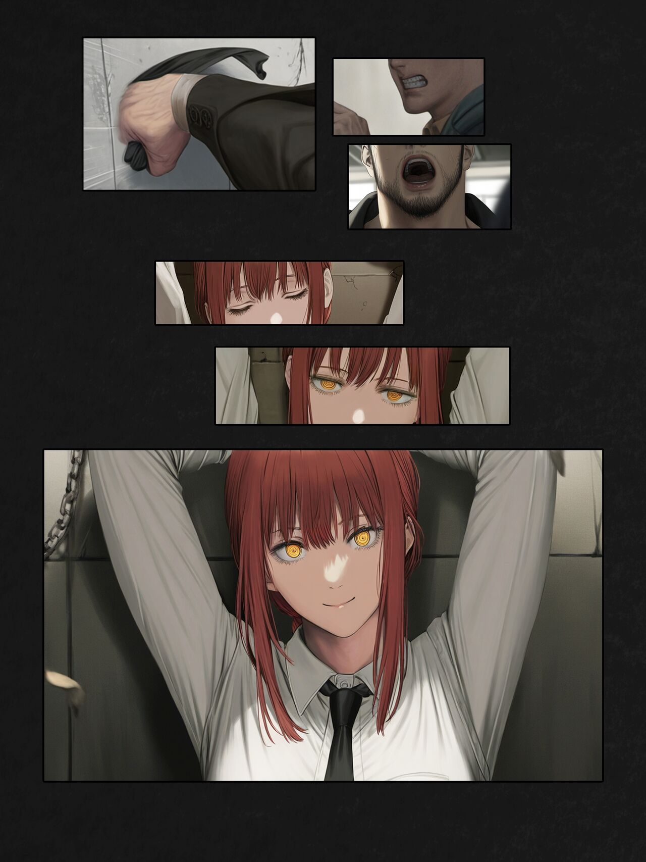 A Makima Doujin: The Day They Controlled a Devil[FEFanatica/AI Assisted] Page 9