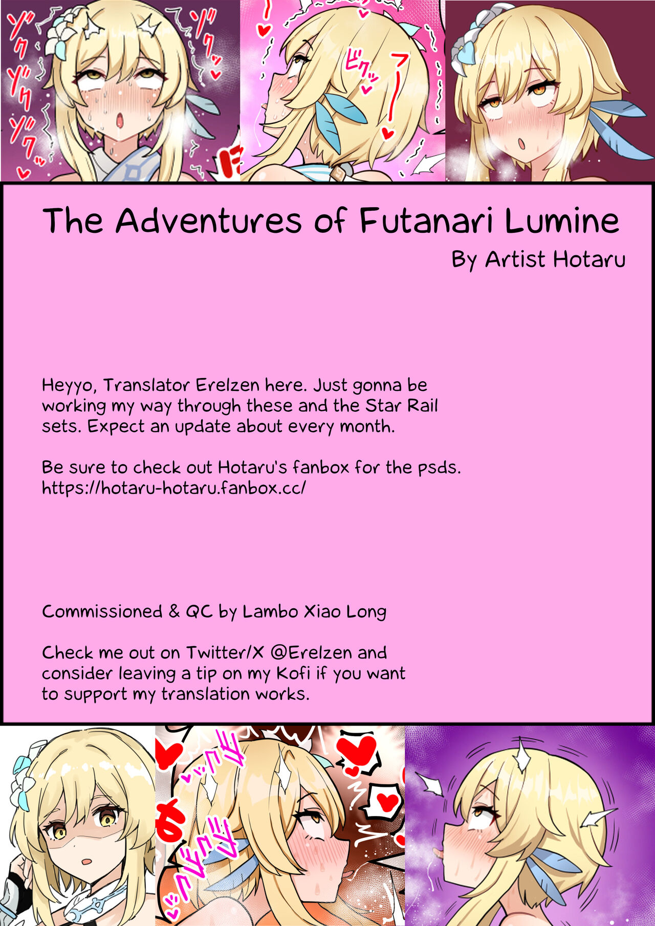 [Hotaru]Futanari Hotaru no Bouken || Futanari Lumine's Adventures(Various Parts) (Genshin Impact) [English] [Erelzen] Page 15