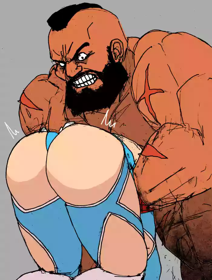[Sanman-Drill]Zangief VS. Rainbow Mika(Street Fighter) [Japanese + English]