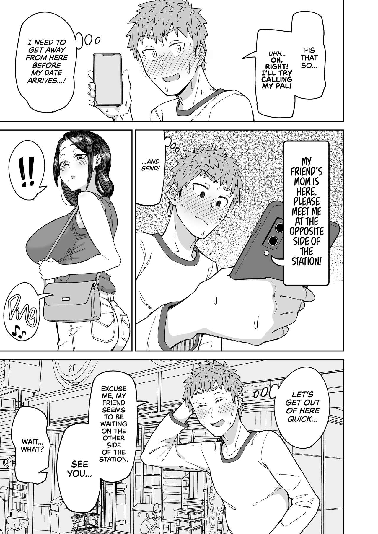 [Misaki (Akutenkou)]Hatsukoi no Hito wa, Tomodachi no Mama. | My First Love Is My Friend's Mom.[English] [RedLantern] Page 6
