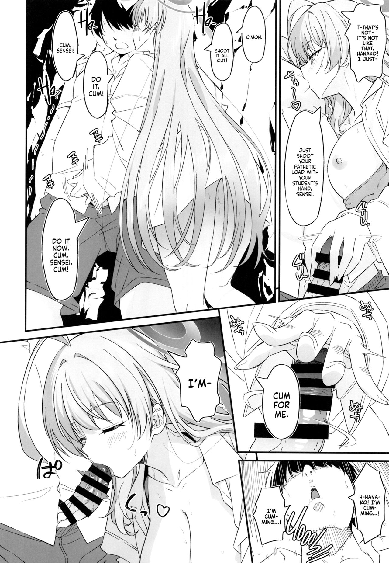 [AERODOG (inu)]Onanie Supporter Hanako |  Handjob Helper Hanako(Blue Archive) [English] [Bikkie Biter] [Digital] Page 11