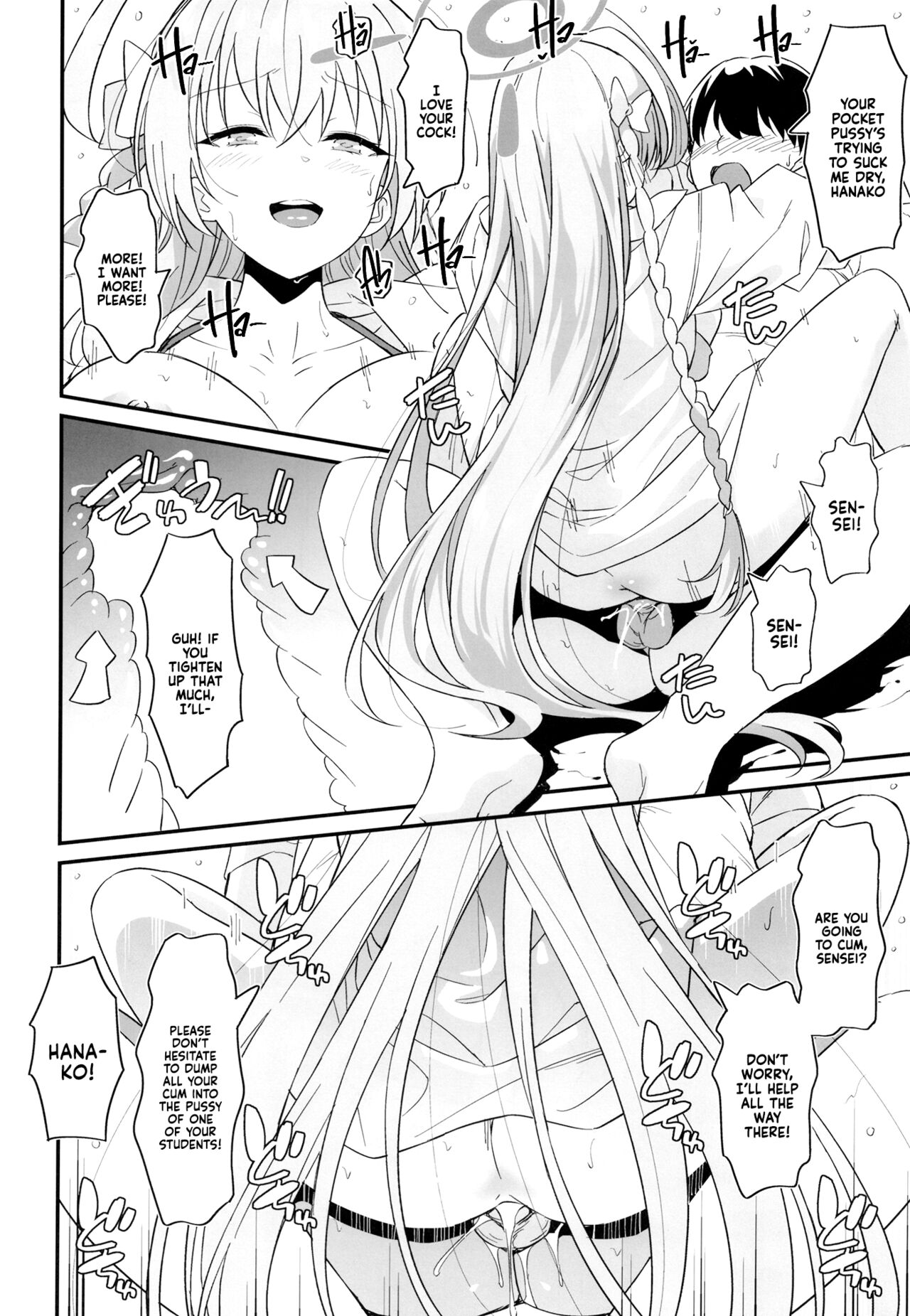 [AERODOG (inu)]Onanie Supporter Hanako |  Handjob Helper Hanako(Blue Archive) [English] [Bikkie Biter] [Digital] Page 19