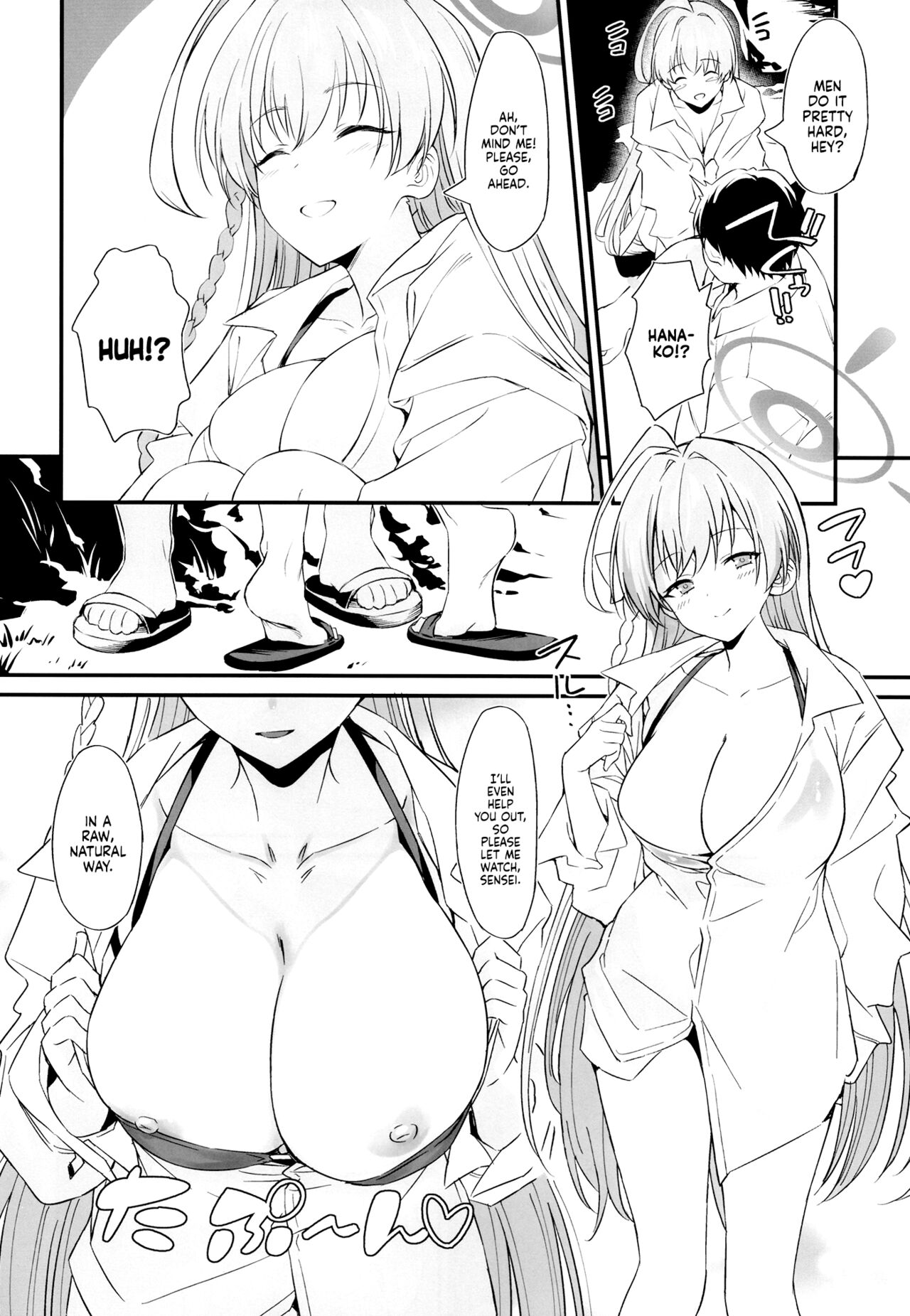 [AERODOG (inu)]Onanie Supporter Hanako |  Handjob Helper Hanako(Blue Archive) [English] [Bikkie Biter] [Digital] Page 7