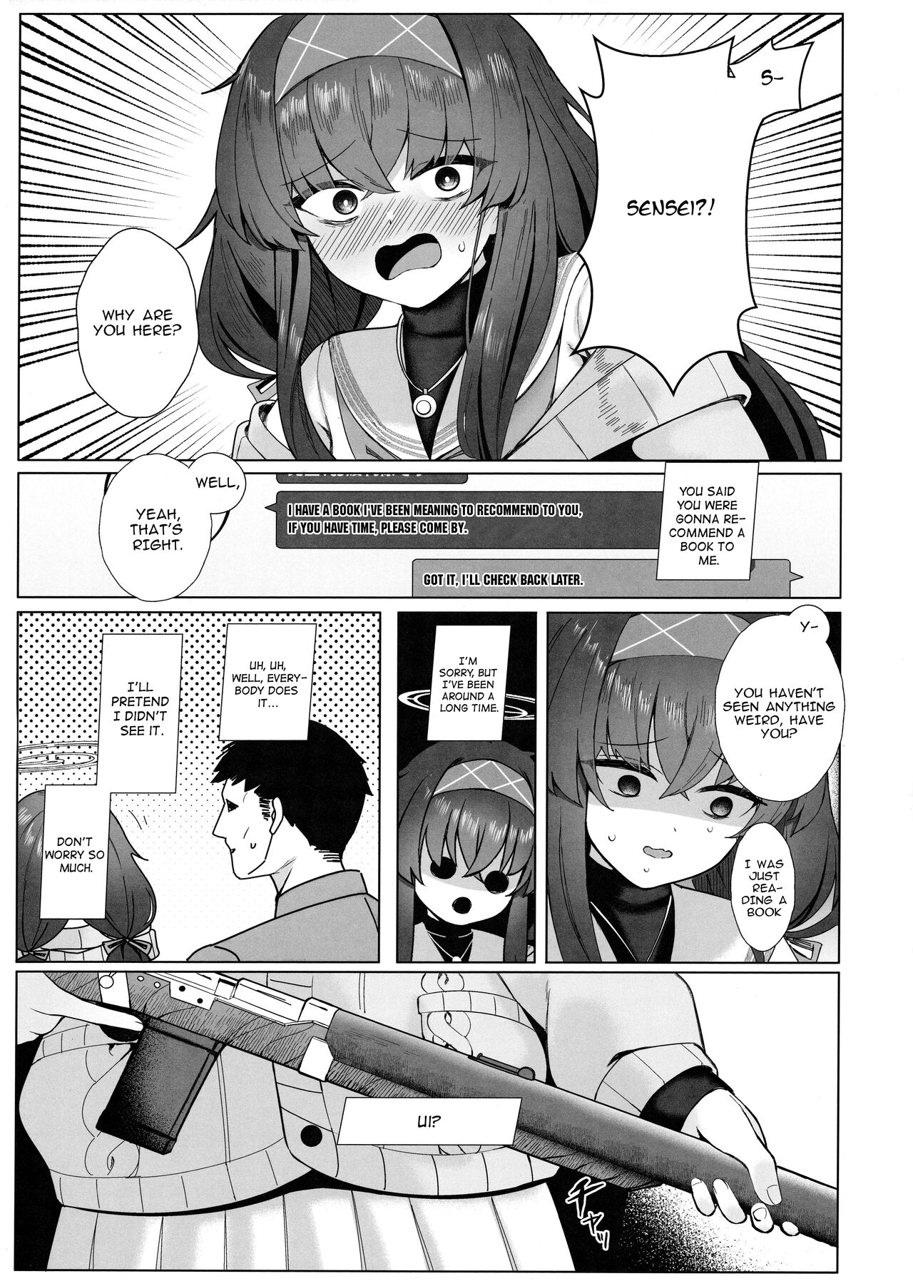 (C103) [Lactucopicrin (Momoiro Retas)]Ui no Usui Book | Ui's thin book(Blue Archive) [English] [Telegram_COHQTG] Page 4