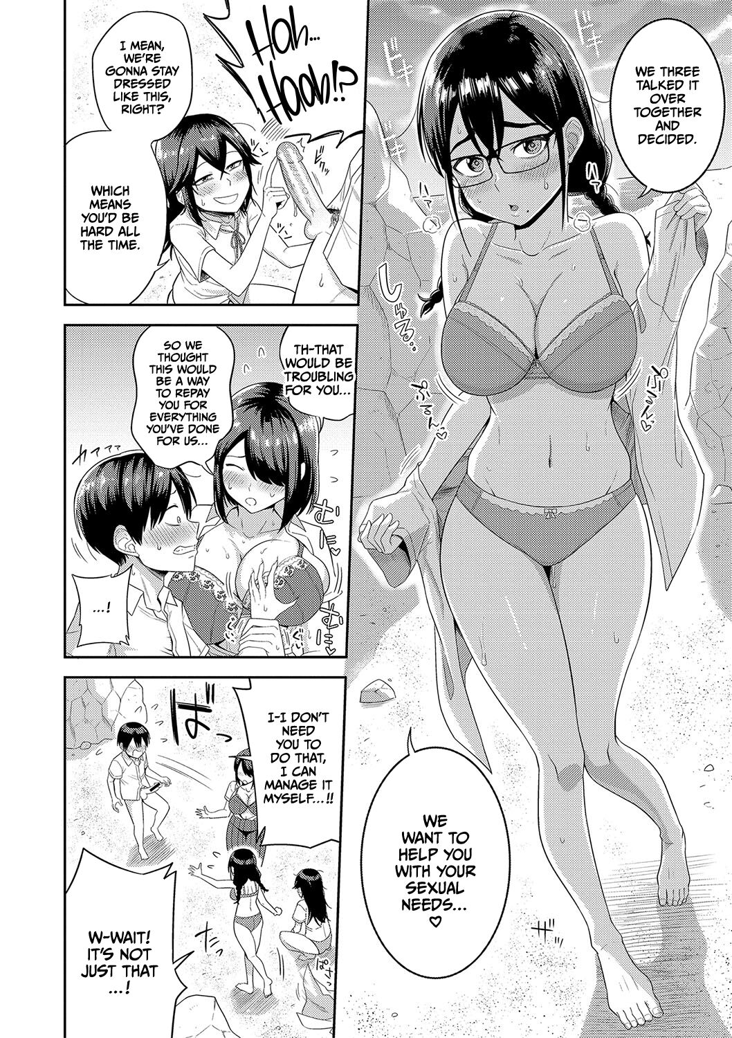 [Makosho]Mujintou de, SEX ni Kyoumi Shinshin na Dosukebe Inkya Joshi-tachi to Harem Life[English] [CulturedCommissions] [Digital] Page 18