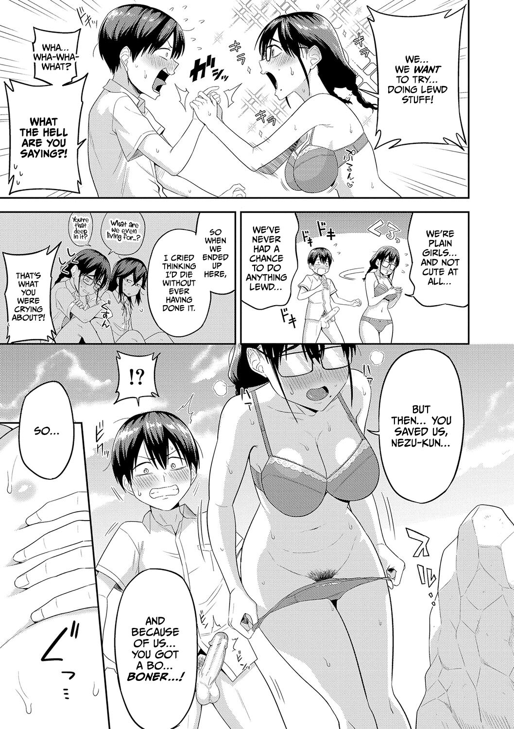[Makosho]Mujintou de, SEX ni Kyoumi Shinshin na Dosukebe Inkya Joshi-tachi to Harem Life[English] [CulturedCommissions] [Digital] Page 19