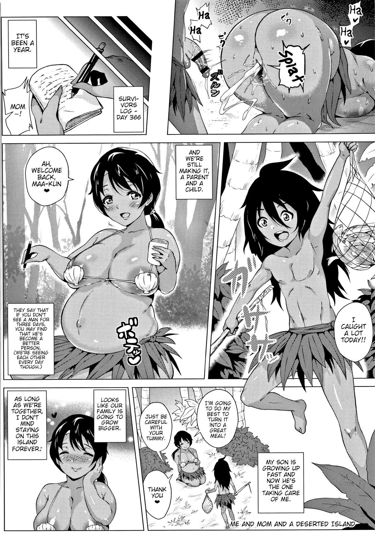 [Yokkora]Mama to Boku to Mujintou | Me and mom and a deserted island(Love Muchi!) [English] [Poranya] Page 20